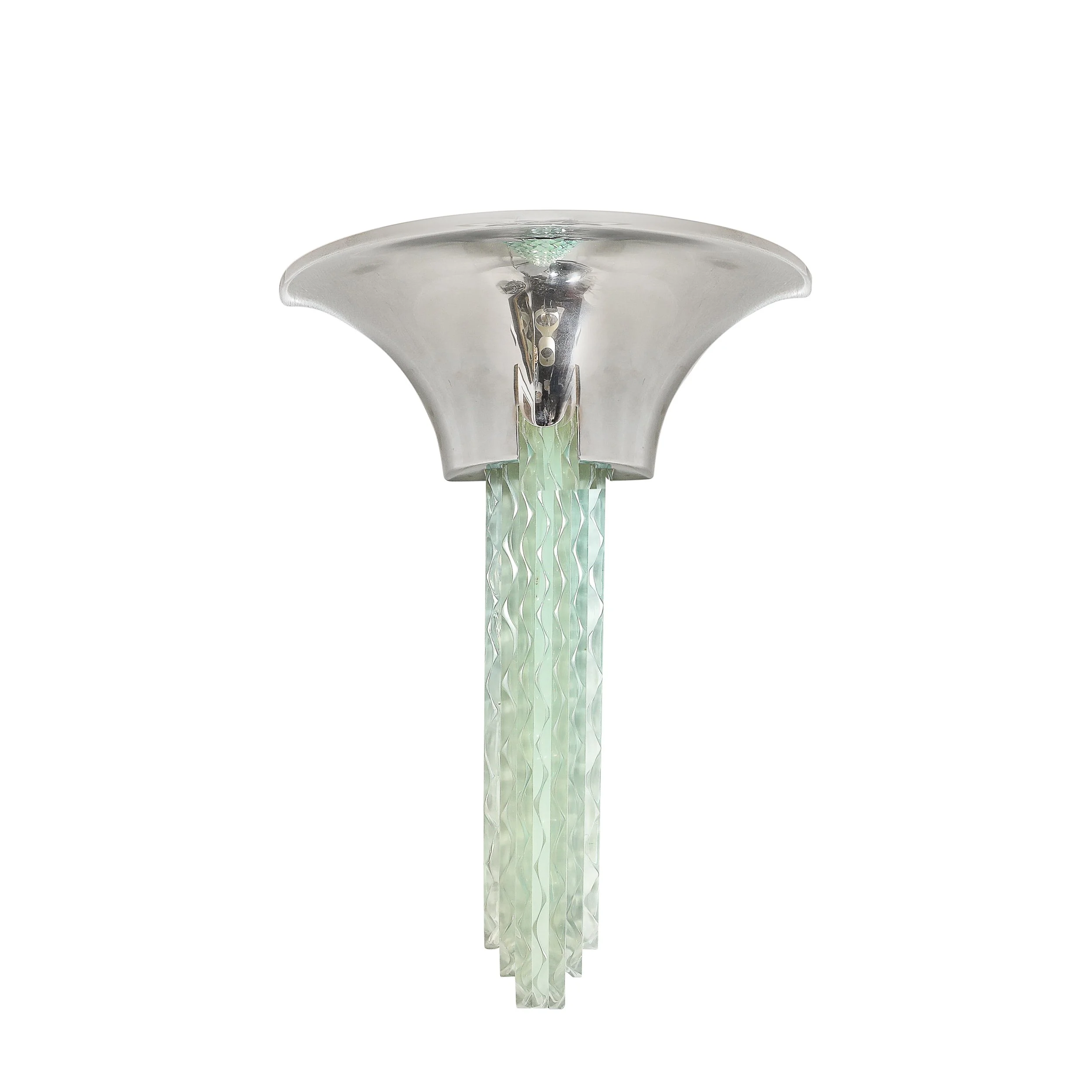 Mid-Century Modernist Chrome & Lucite Waterfall Sconce by Karl Springer - High Style Deco.jpg