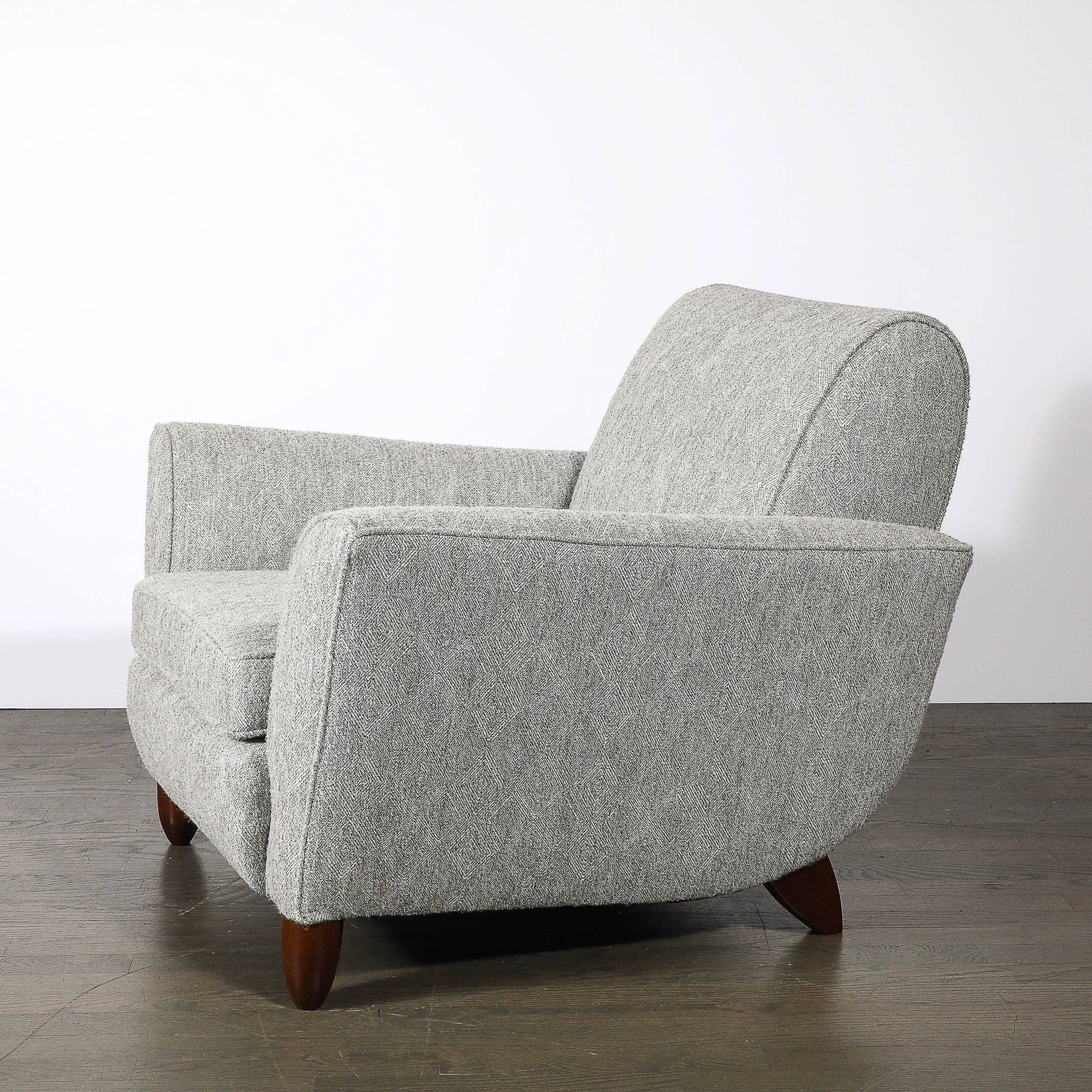 Mid-Century Hand-Rubbed Walnut & Holly Hunt Geo Mohair Club Chairs by James Mont - High Style Deco 4.jpg