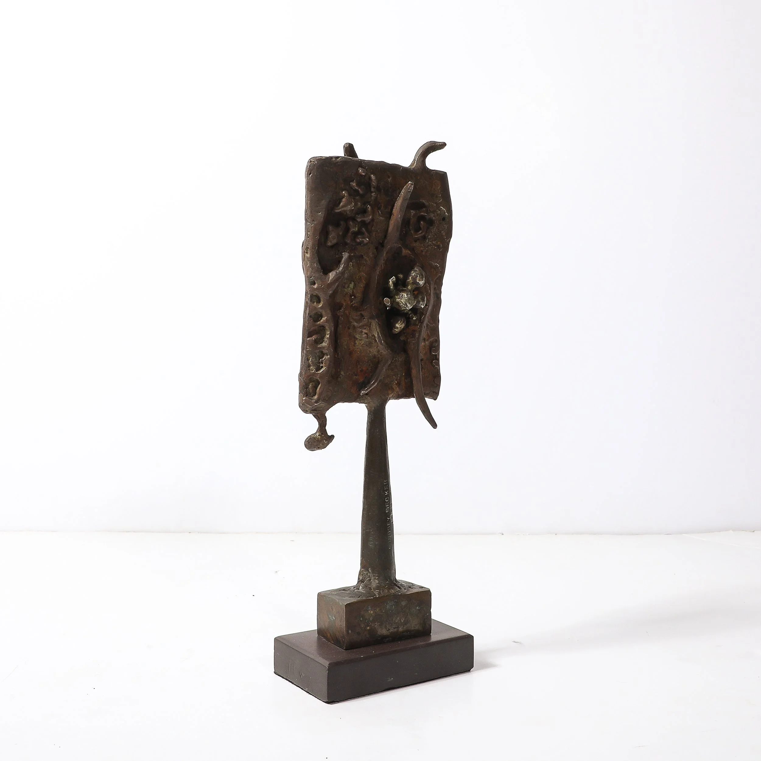 Brutalist Iron & Steel Sculpture Entitled "Reliquary" Signed Lindsey Decker - High Style Deco 16.jpg