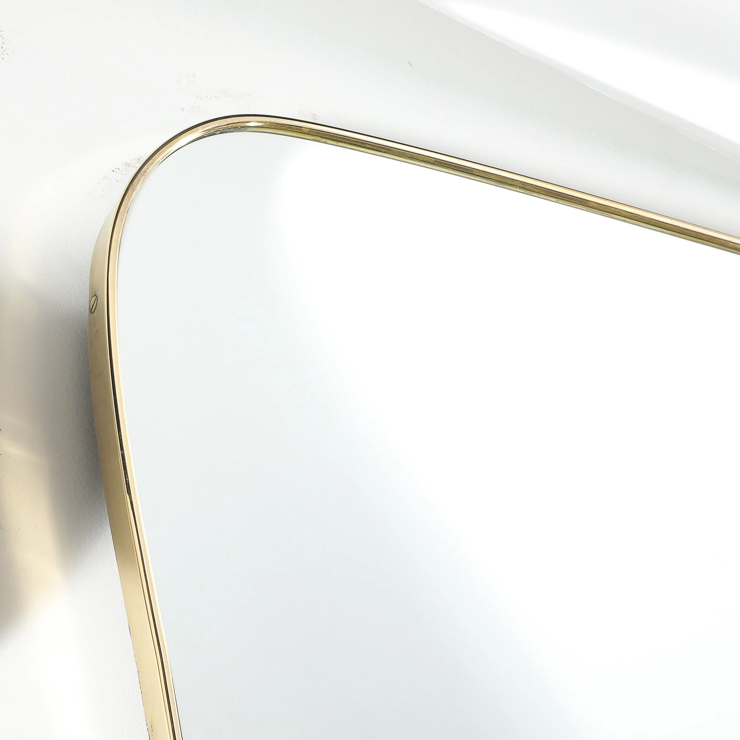 Monumental Mid-Century Modernist Brass Curvilinear Hourglass Form Wrapped Mirror - High Style Deco 8.jpg