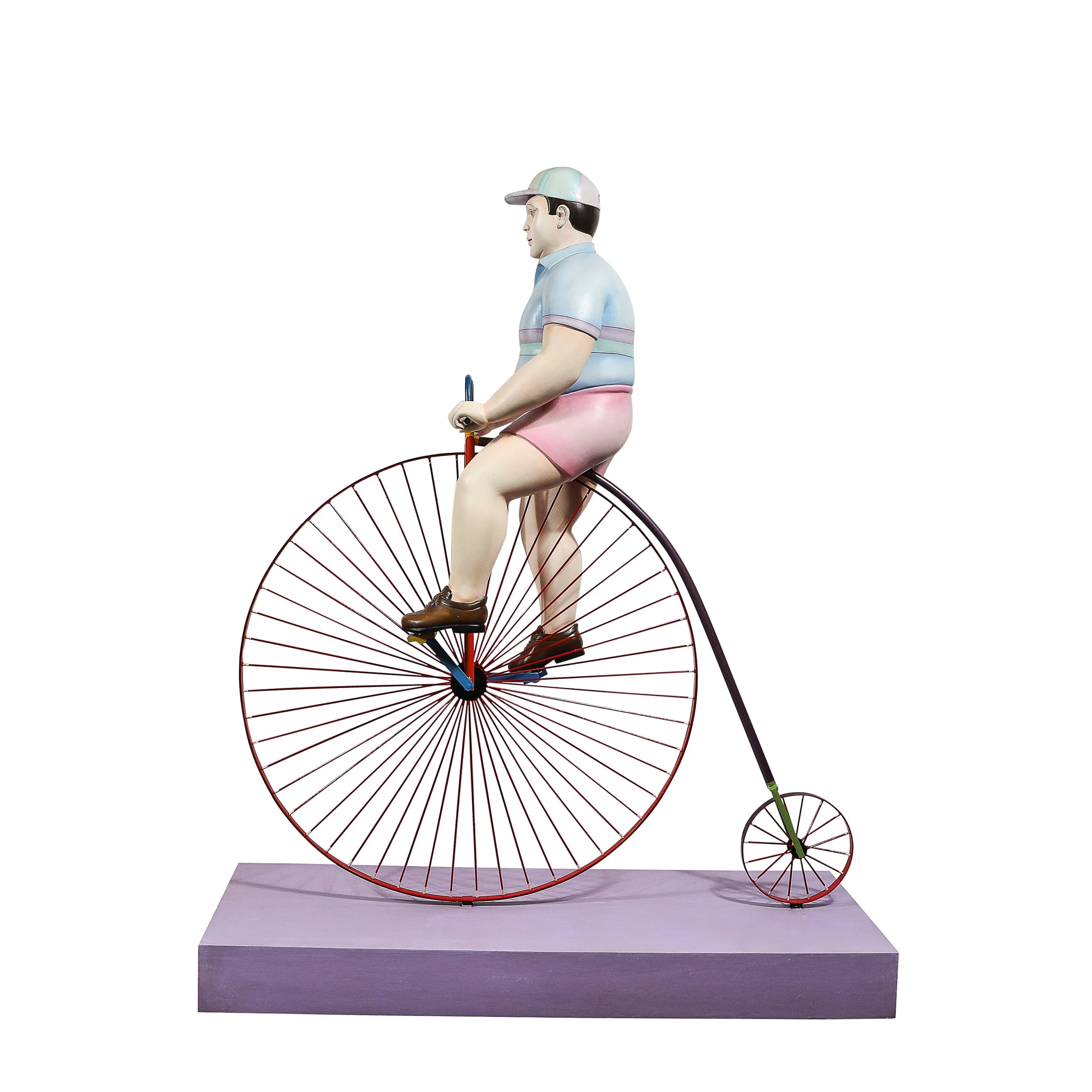Boy Riding A High Bicycle Edition 11:25 Documented & Signed by Sergio Bustamante - High Style Deco 2.jpg