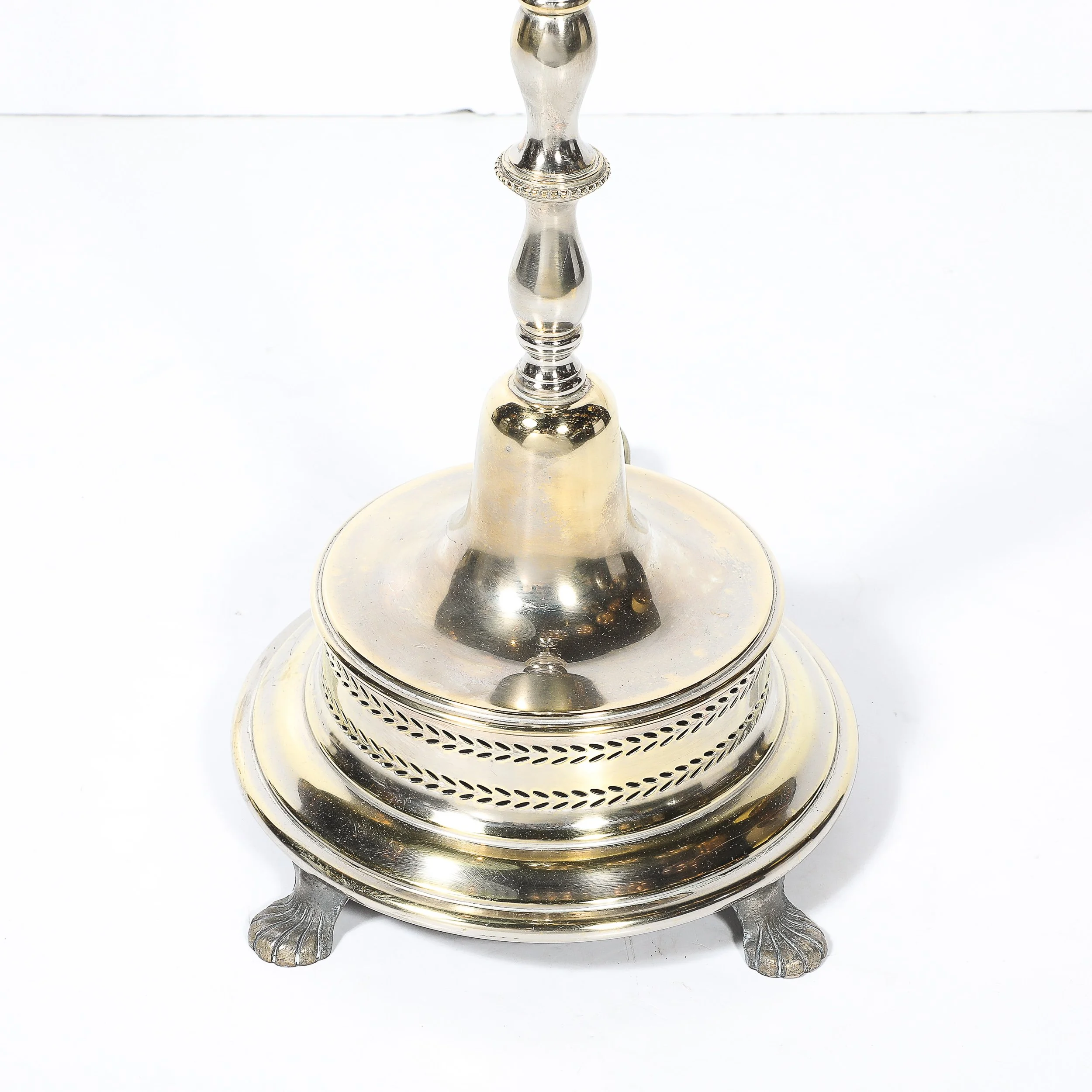 Classical Hollywood Regency Silvered Bronze Torchiere 1 - High Style Deco 4.jpg