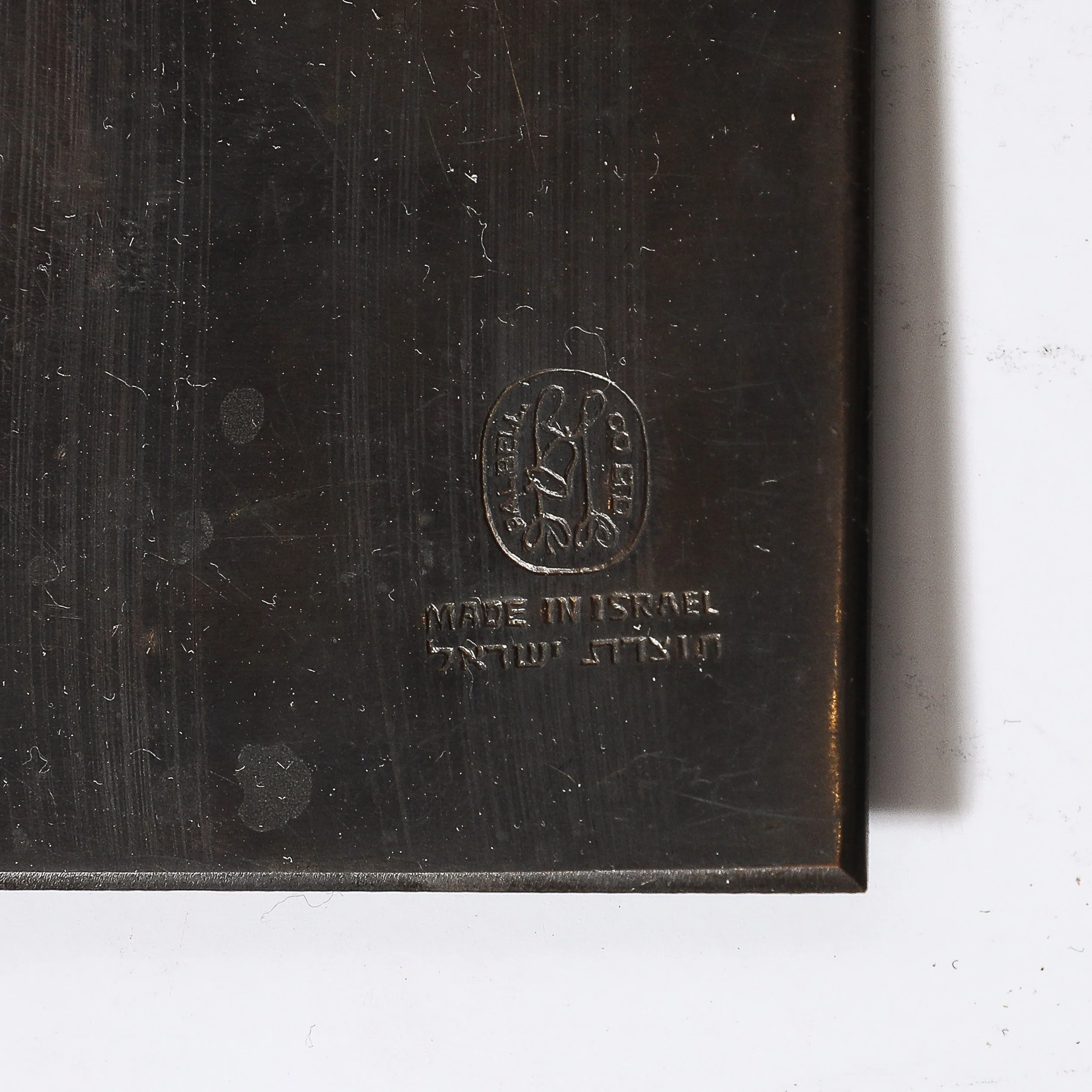 Mid-Century Bronze Bookends of Stone Workers w: Hebrew Scripture by Peel Bell - High Style Deco 7.jpg