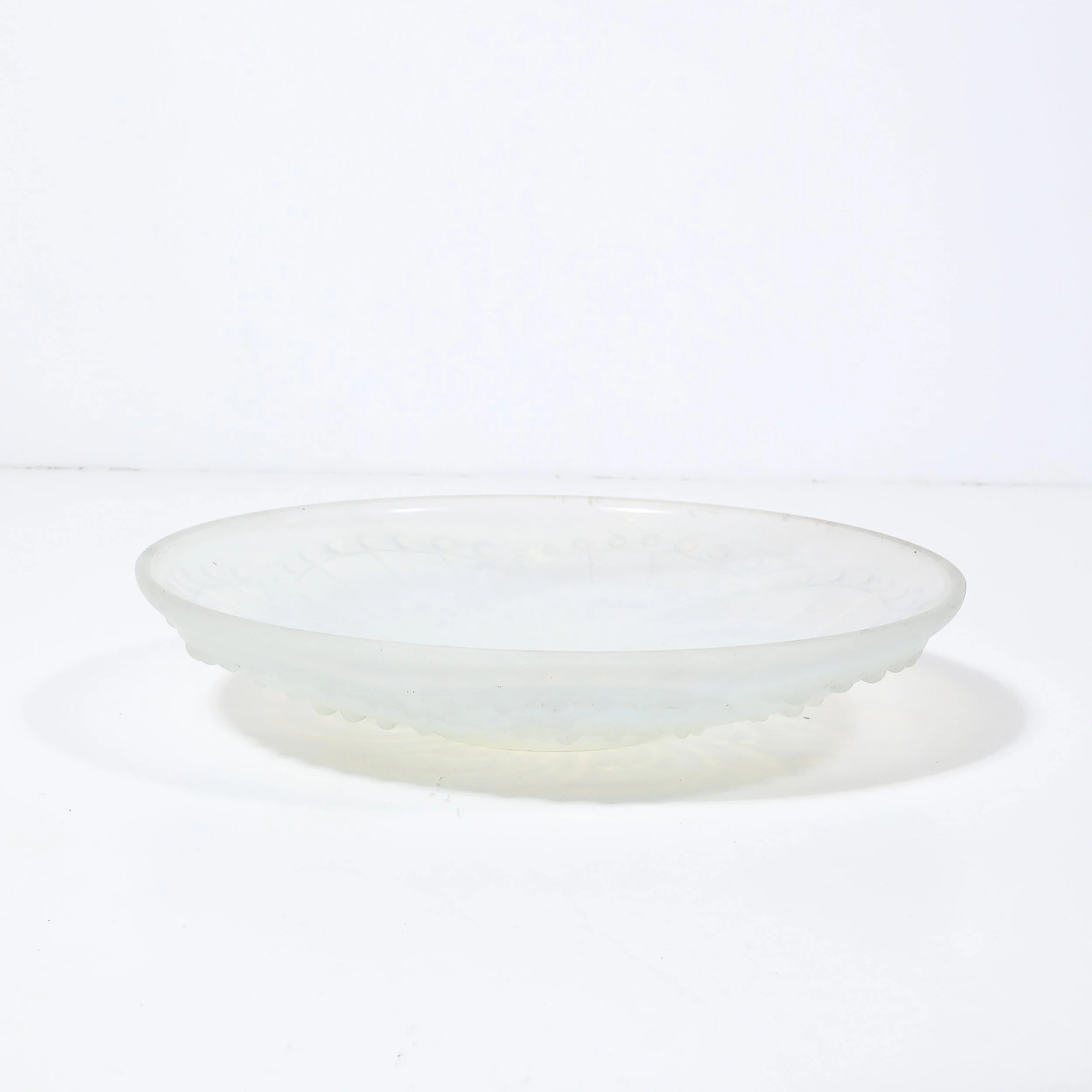 Art Deco Opalescent Molded and Frosted Glass Centerpiece Bowl Signed J. Landier - High Style Deco 4.jpg