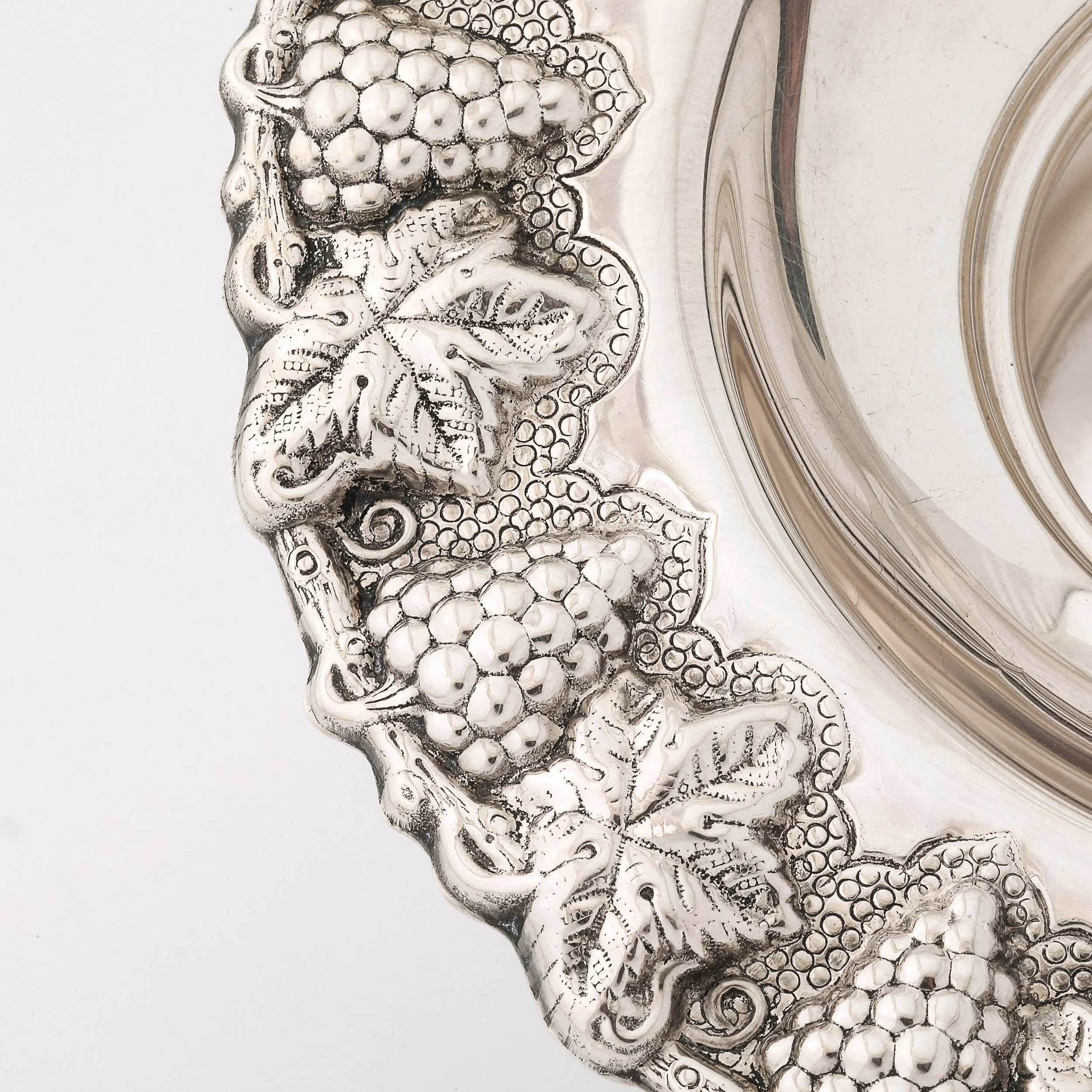 Mid-Century Modernist Sterling Silver Grape & Vine Motif Mayim Achronim - High Style Deco 16.jpg
