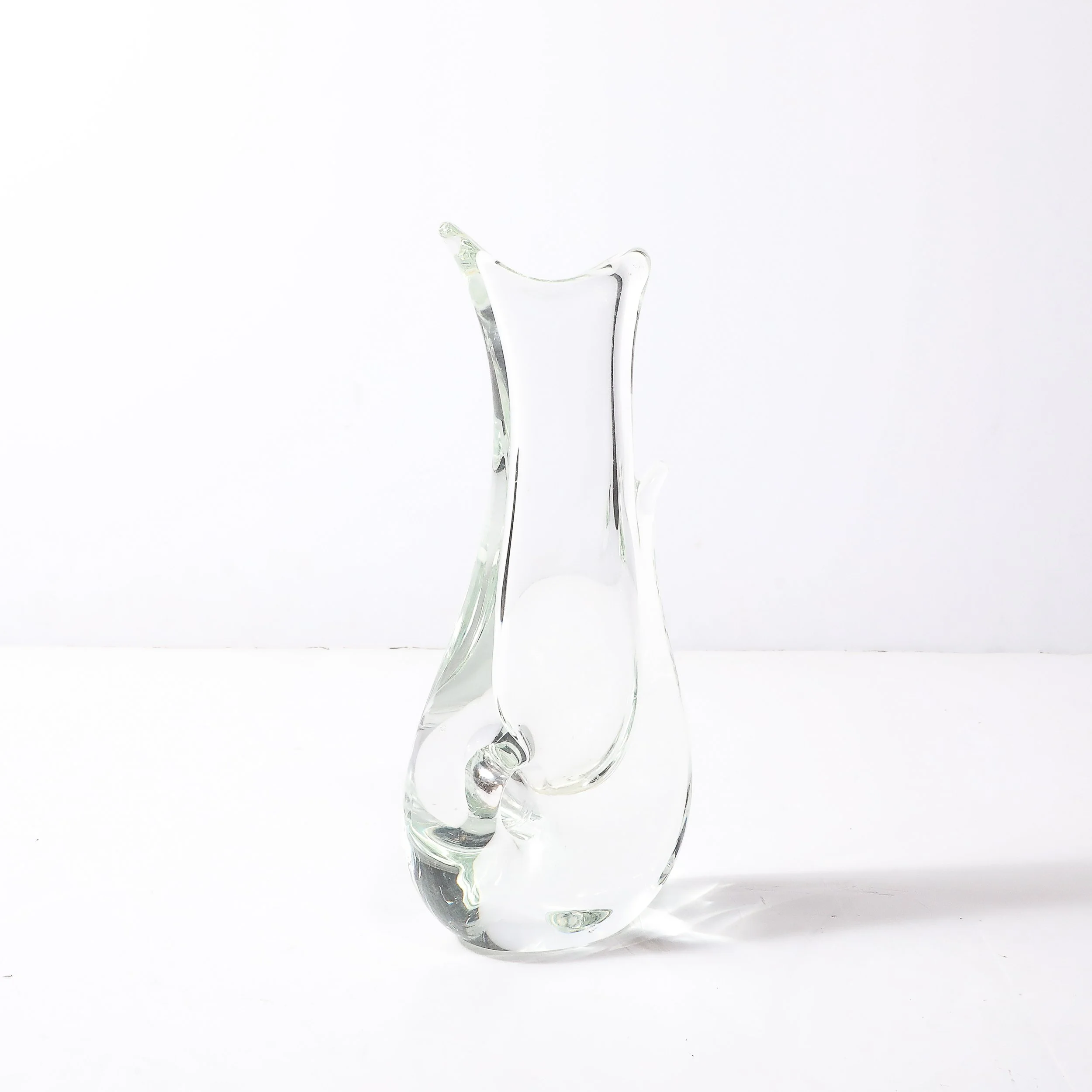 Mid-Century Modern Sculptural Translucent Handblown Murano Vase by Licio Zanetti - High Style Deco 2.jpg