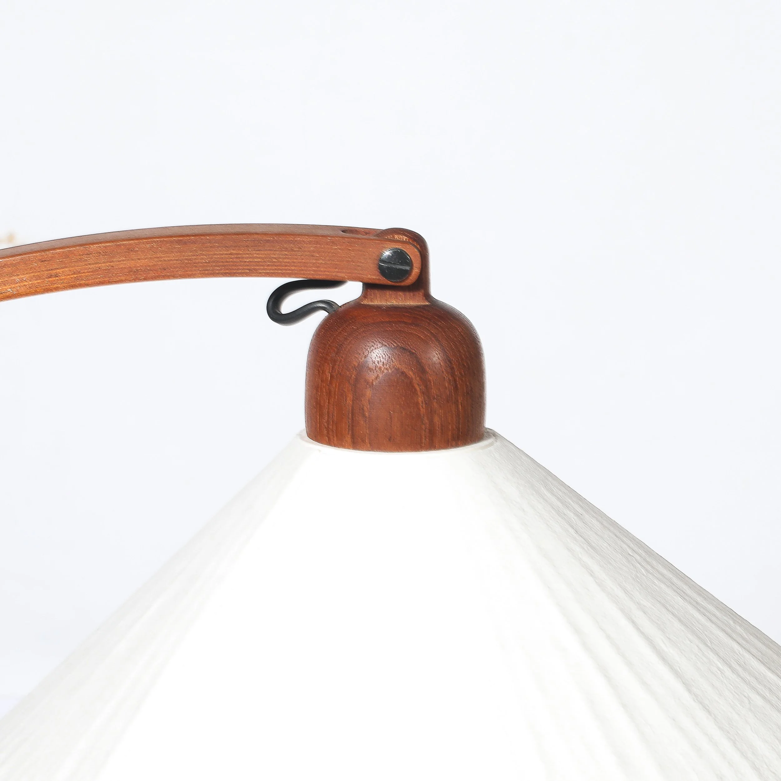 Mid-Century Sculptural Teak Adjustable Floor Lamp w: Custom Archival Paper Shade - High Style Deco 13.jpg