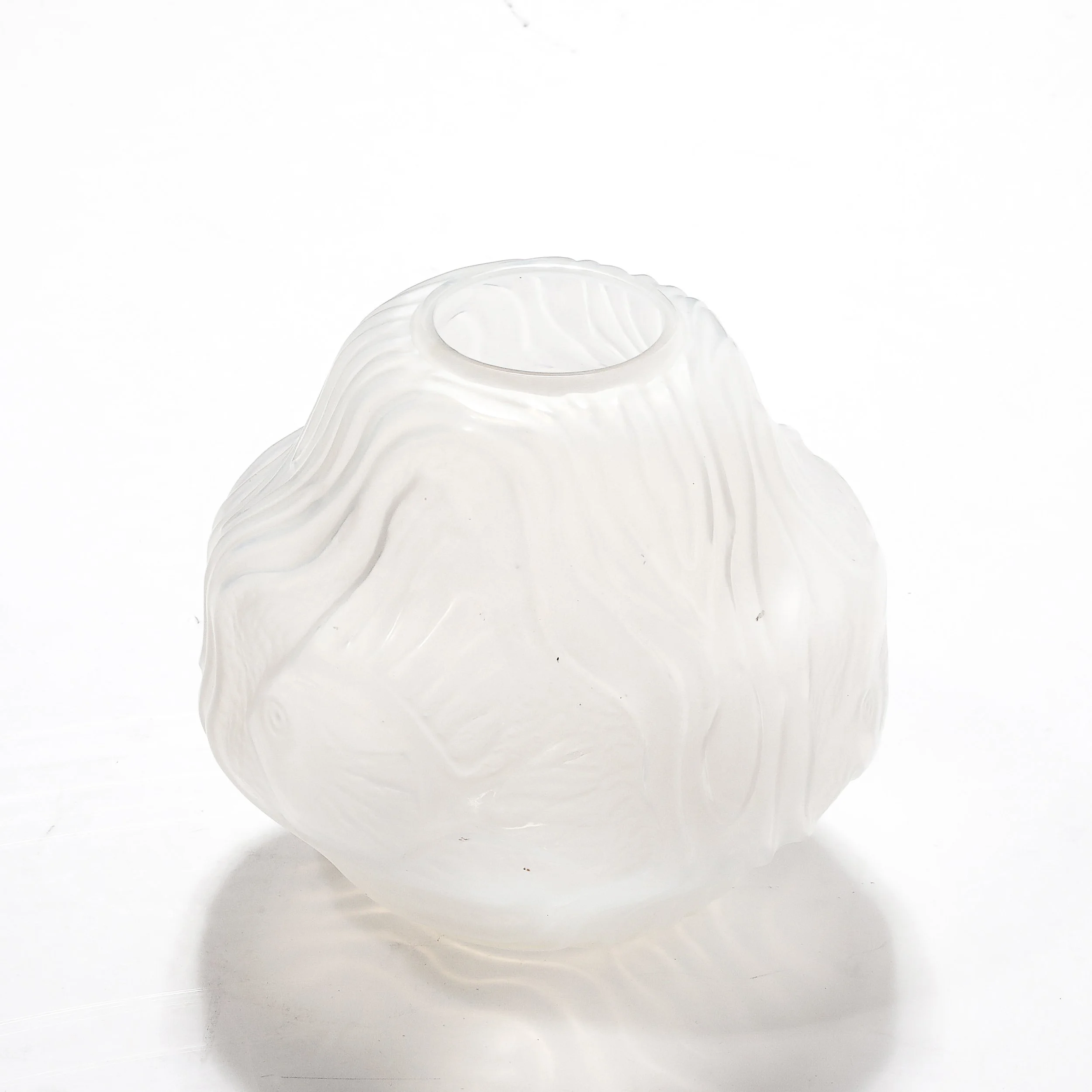 Art Deco Molded & Frosted Glass Vase with Aquatic Motif by André Hunebelle - High Style Deco 4.jpg