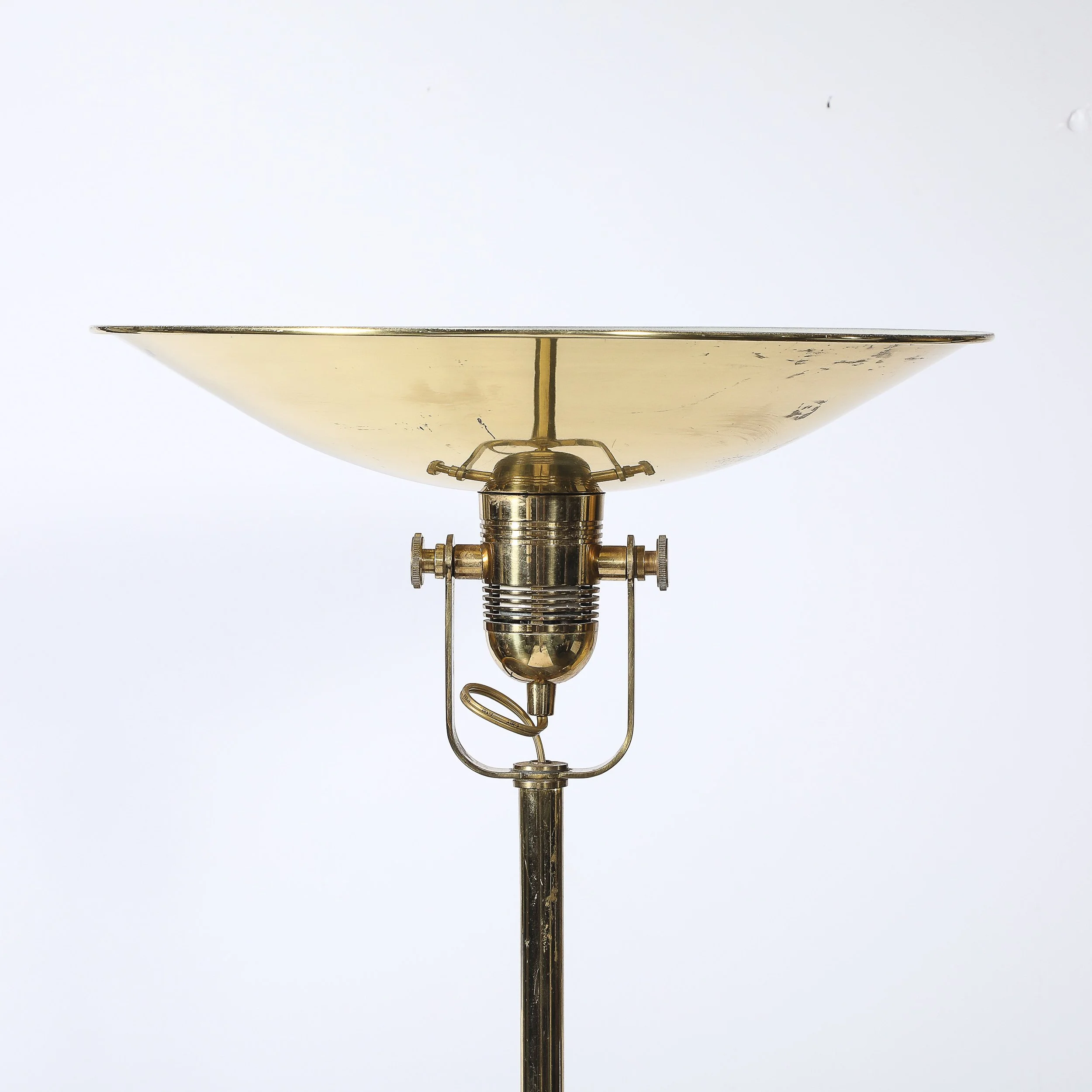 Pair of Mid-Century Articulating Polished Brass Torchieres signed Nessen Studios - High Style Deco 4.jpg