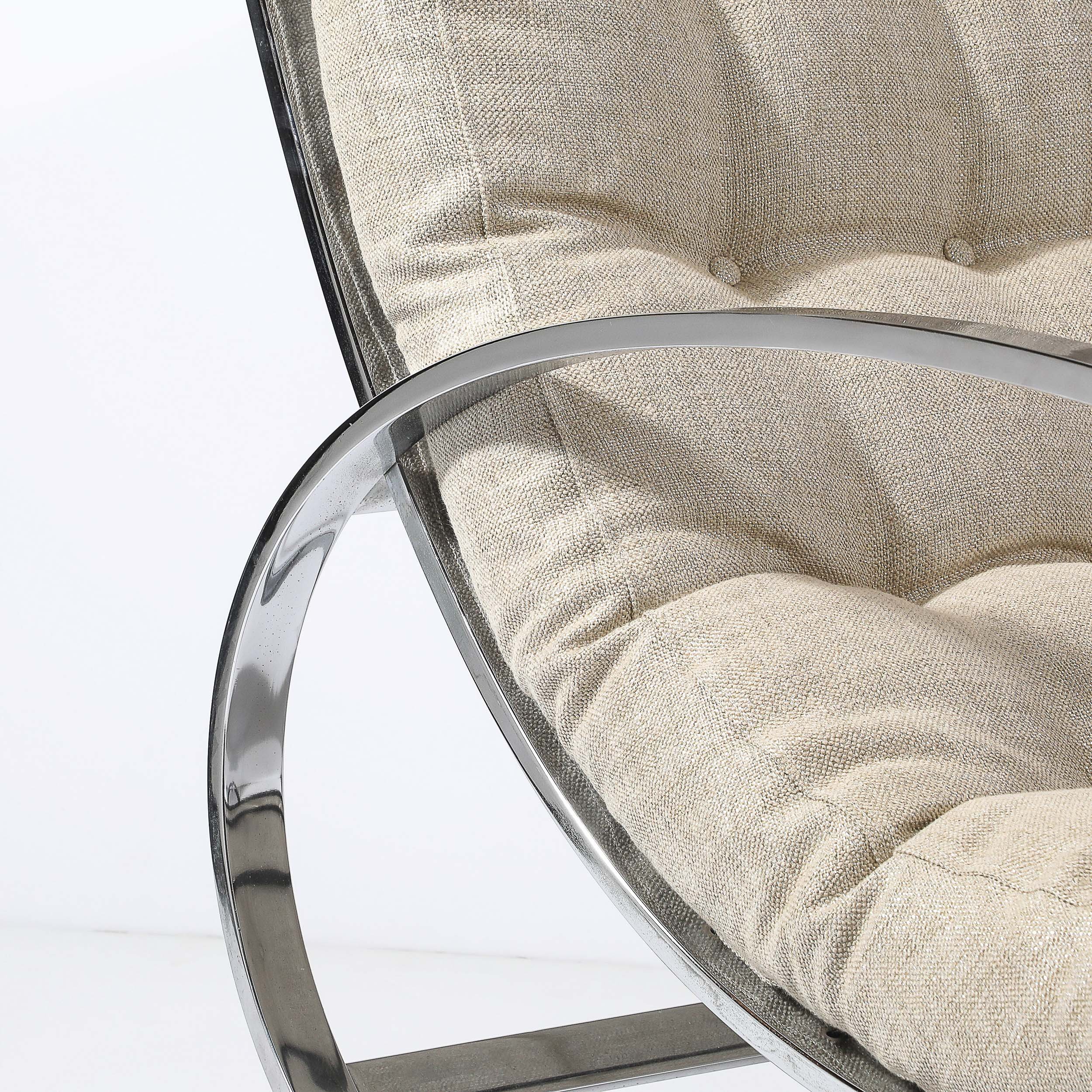 Mid-Century Chrome Rocking Lounge Chairs w: Button Detailing by Milo Baughman - High Style Deco 12.jpg