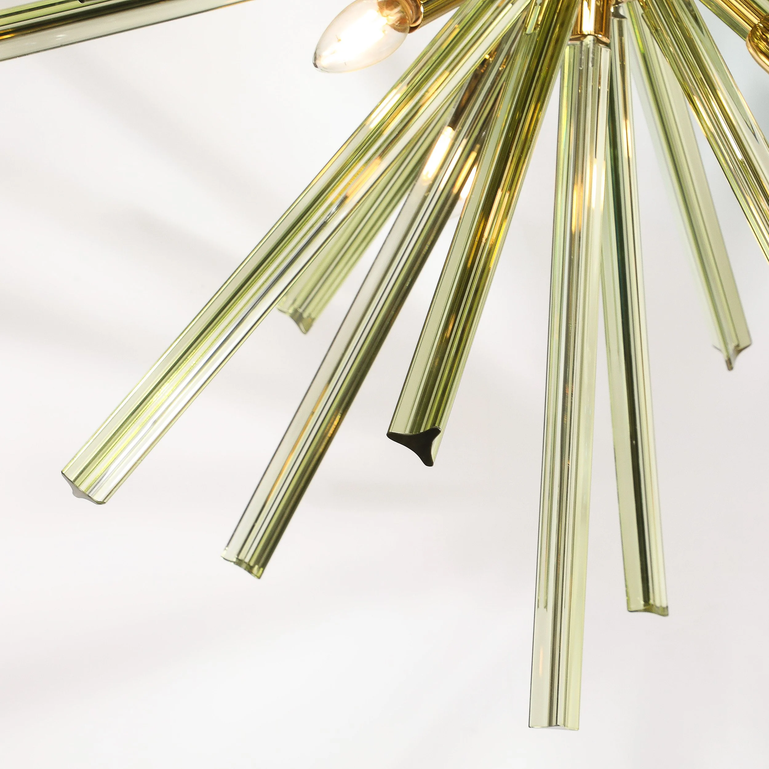 Modernist Hand-Blown Murano Smoked Peridot Camer Glass Sputnik Chandelier - High Style Deco 2.jpg