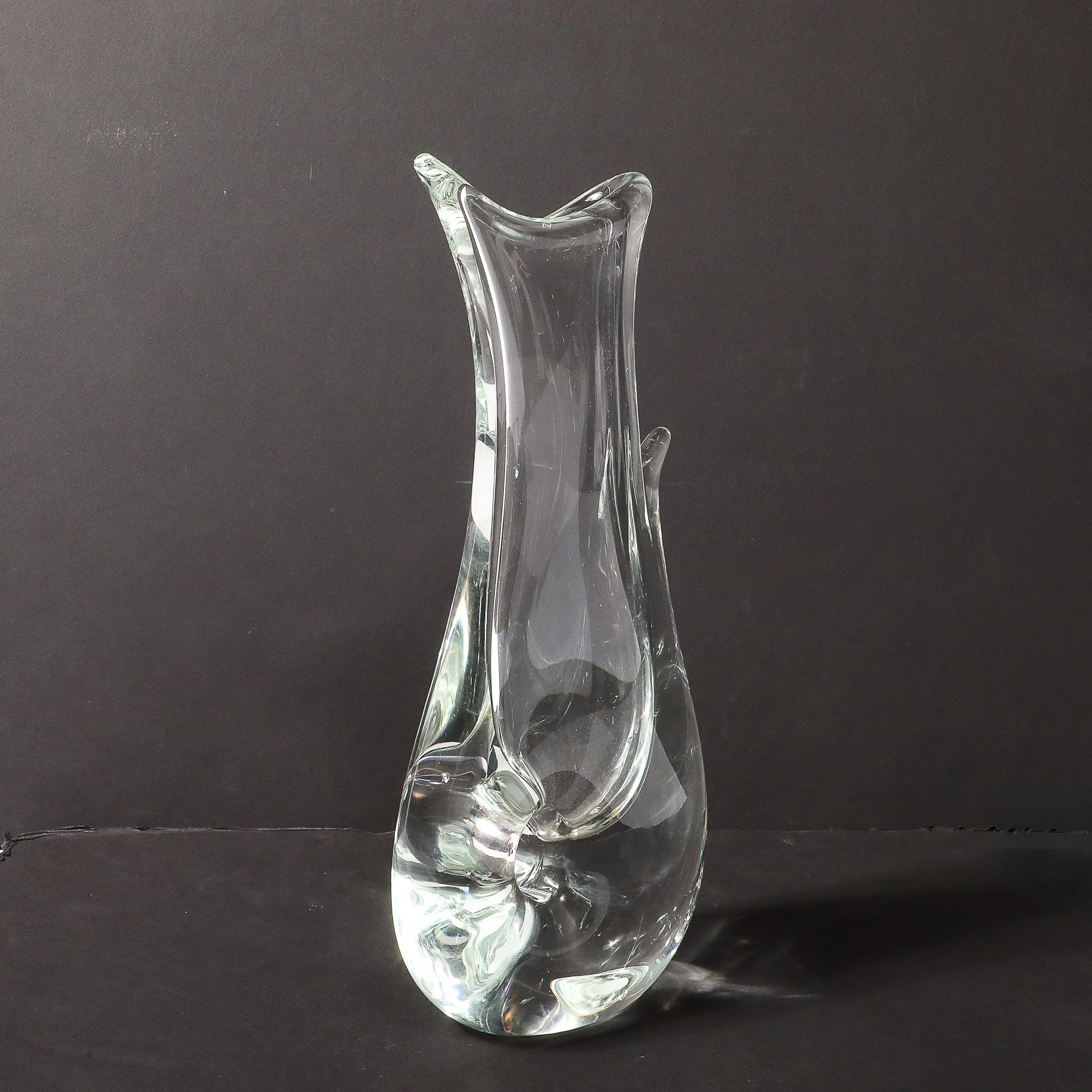 Mid-Century Modern Sculptural Translucent Handblown Murano Vase by Licio Zanetti - High Style Deco 15.jpg