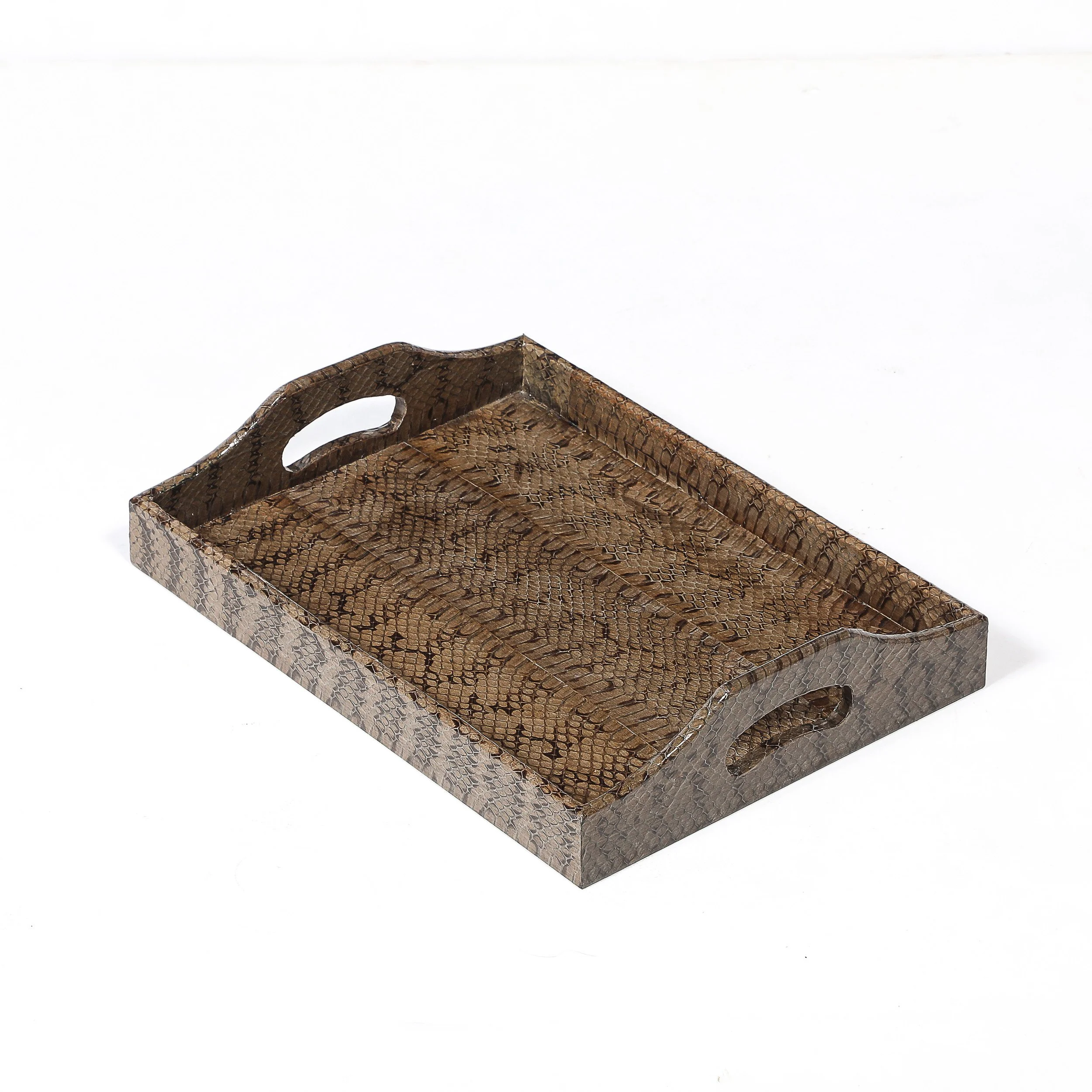 Mid-Century Modernist Python Skin Tray by Karl Springer - High Style Deco 6.jpg