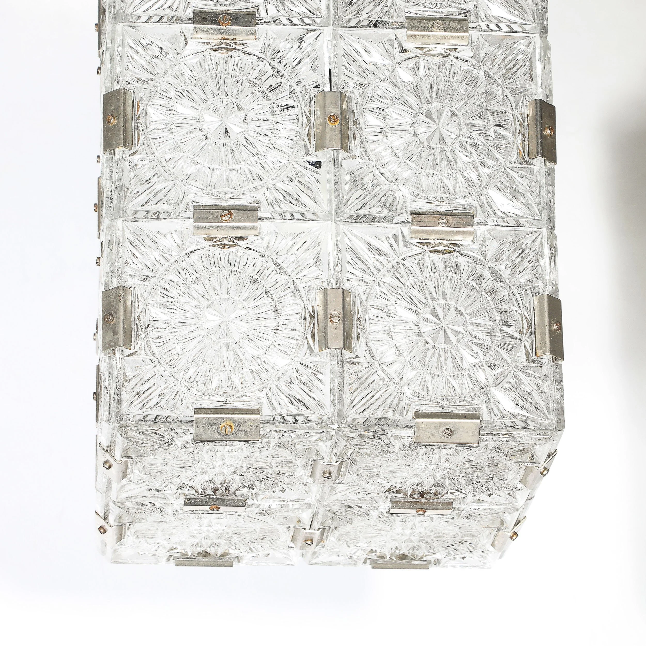 Pair of Mid-Century Rectangular Faceted Cut Crystal Pendants by Kinkeldey - High Style Deco 4.jpg
