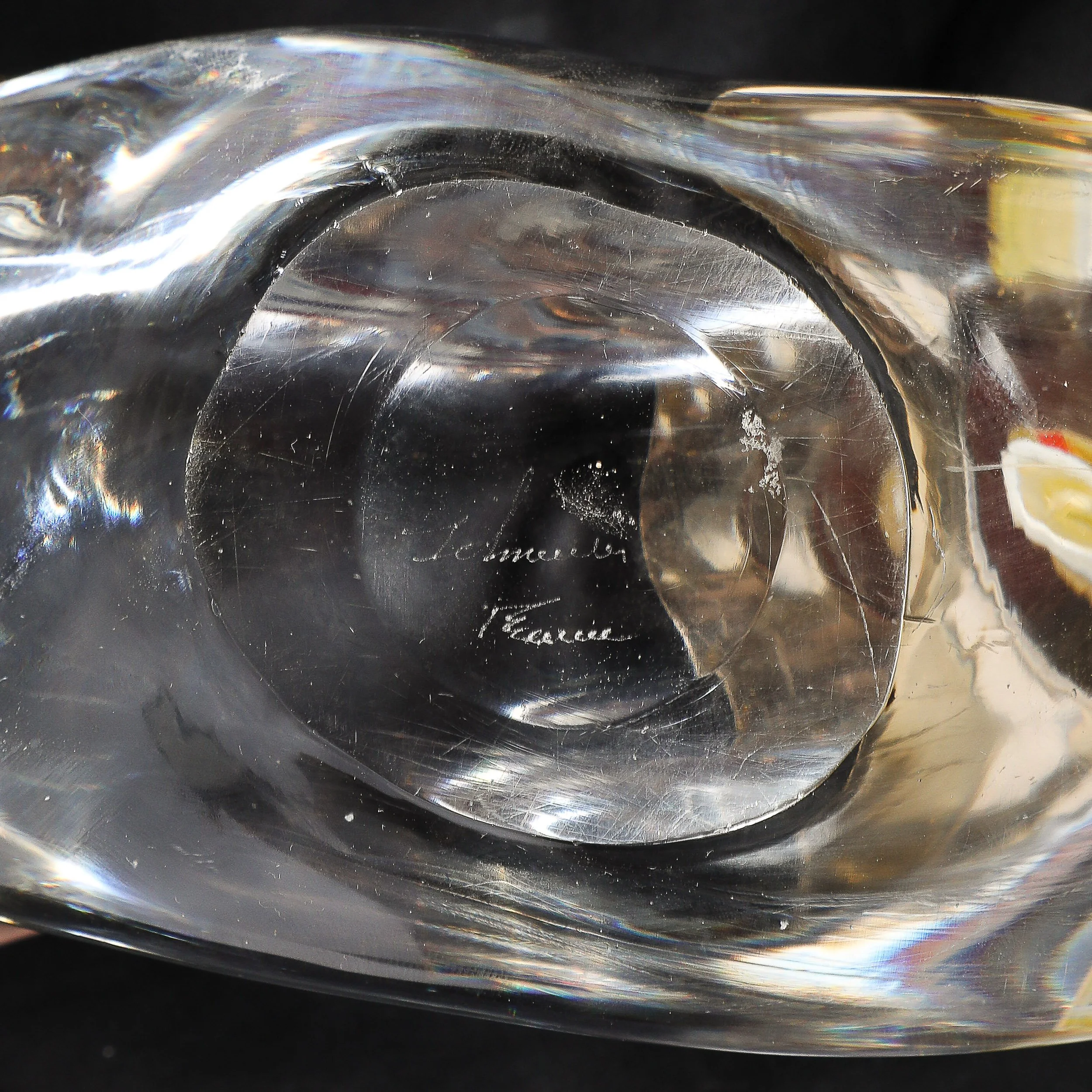 Mid-Century Amorphic Candelabra in Crystal and Brass Signed Schneider - High Style Deco 10.jpg