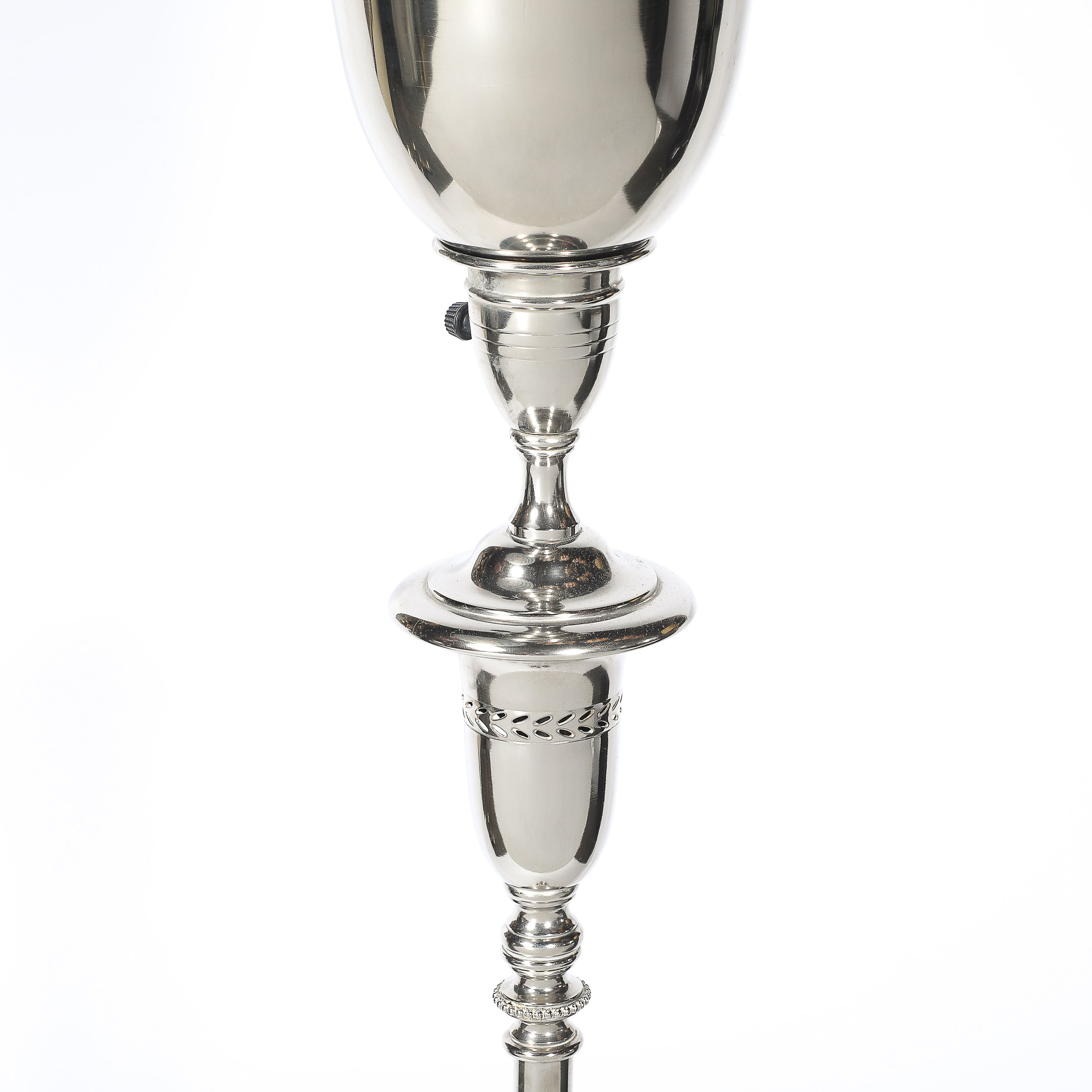 Classical Hollywood Regency Silvered Bronze Torchiere - High Style Deco 12.jpg