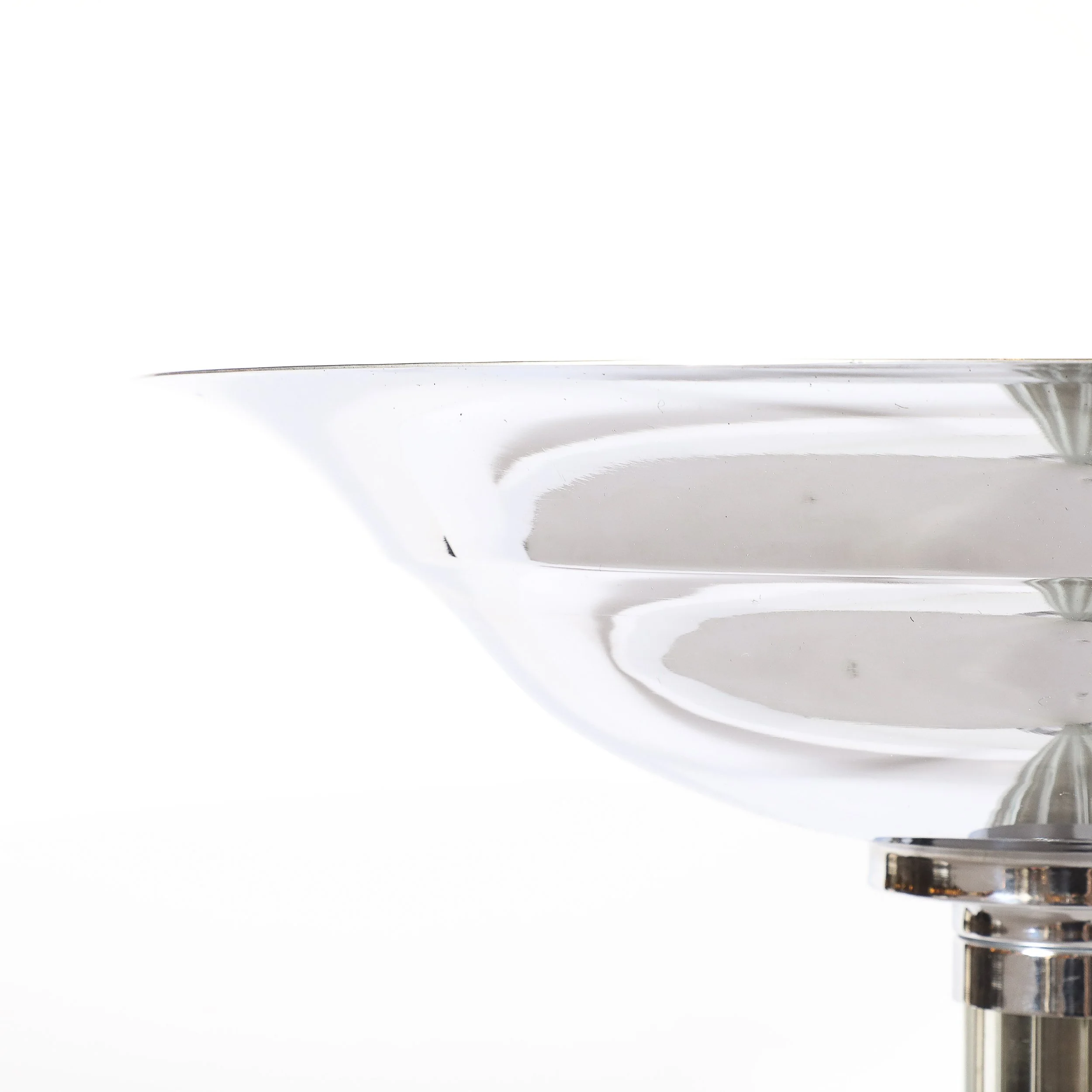 Pair of Art Deco Machine Age Chrome and Glass Rod Torchieres - High Style Deco 14.jpg