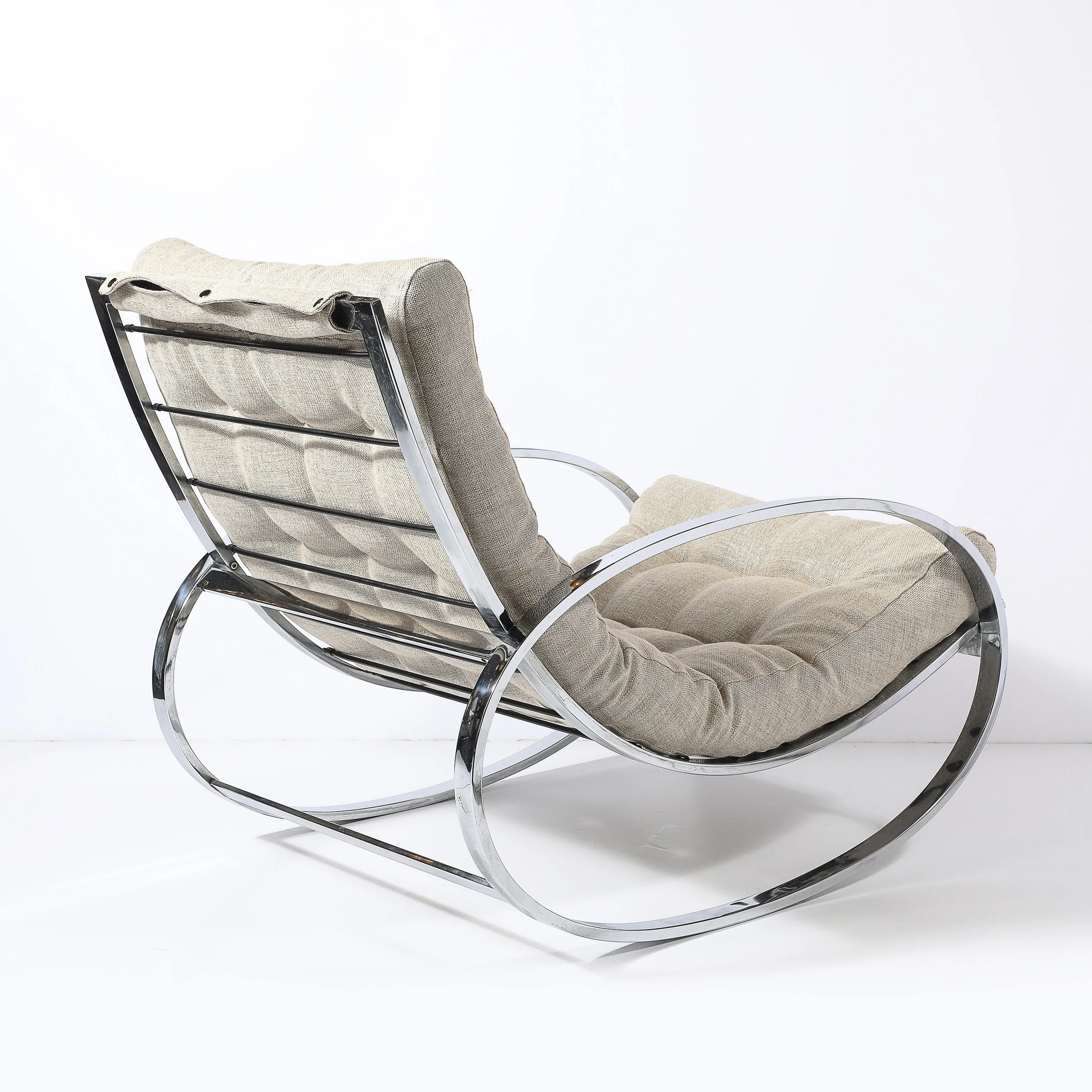 Mid-Century Chrome Rocking Lounge Chairs w: Button Detailing by Milo Baughman - High Style Deco 8.jpg