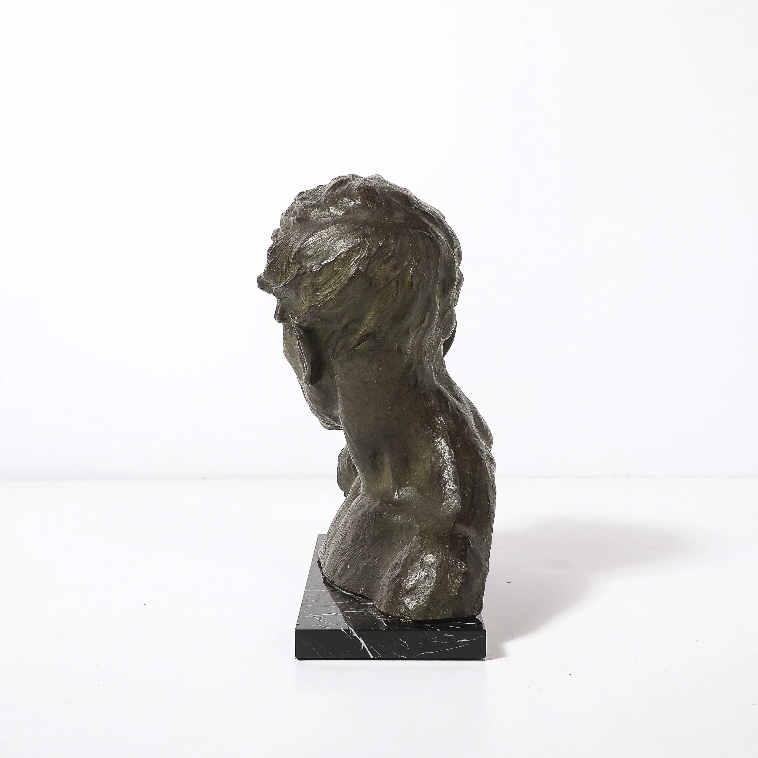 Art Deco Bronze Bust of a Male Figure on Marble Base signed Johannes Dommisse - High Style Deco 7.jpg