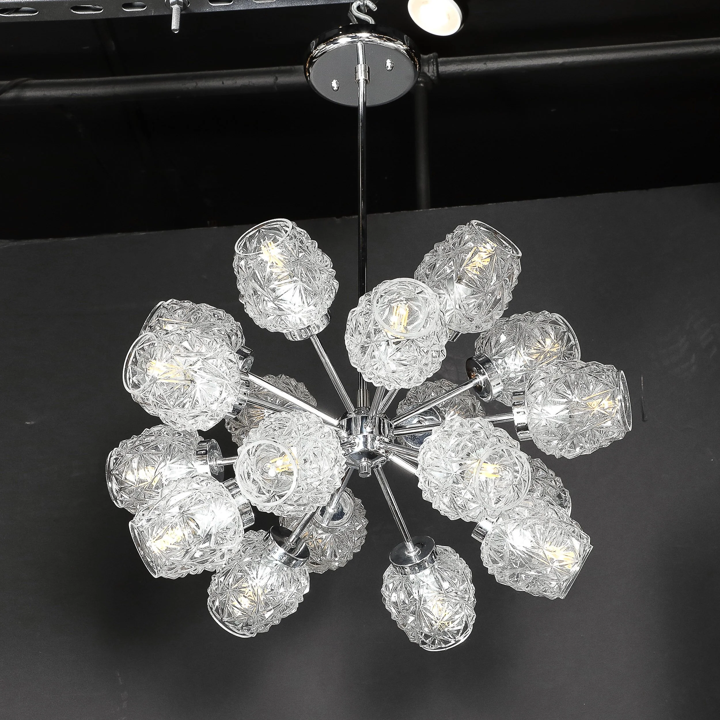 Mid-Century 18-Arm Chrome & Glass Sputnik Chandelier Attributed to Richard Essig - High Style Deco 15.jpg