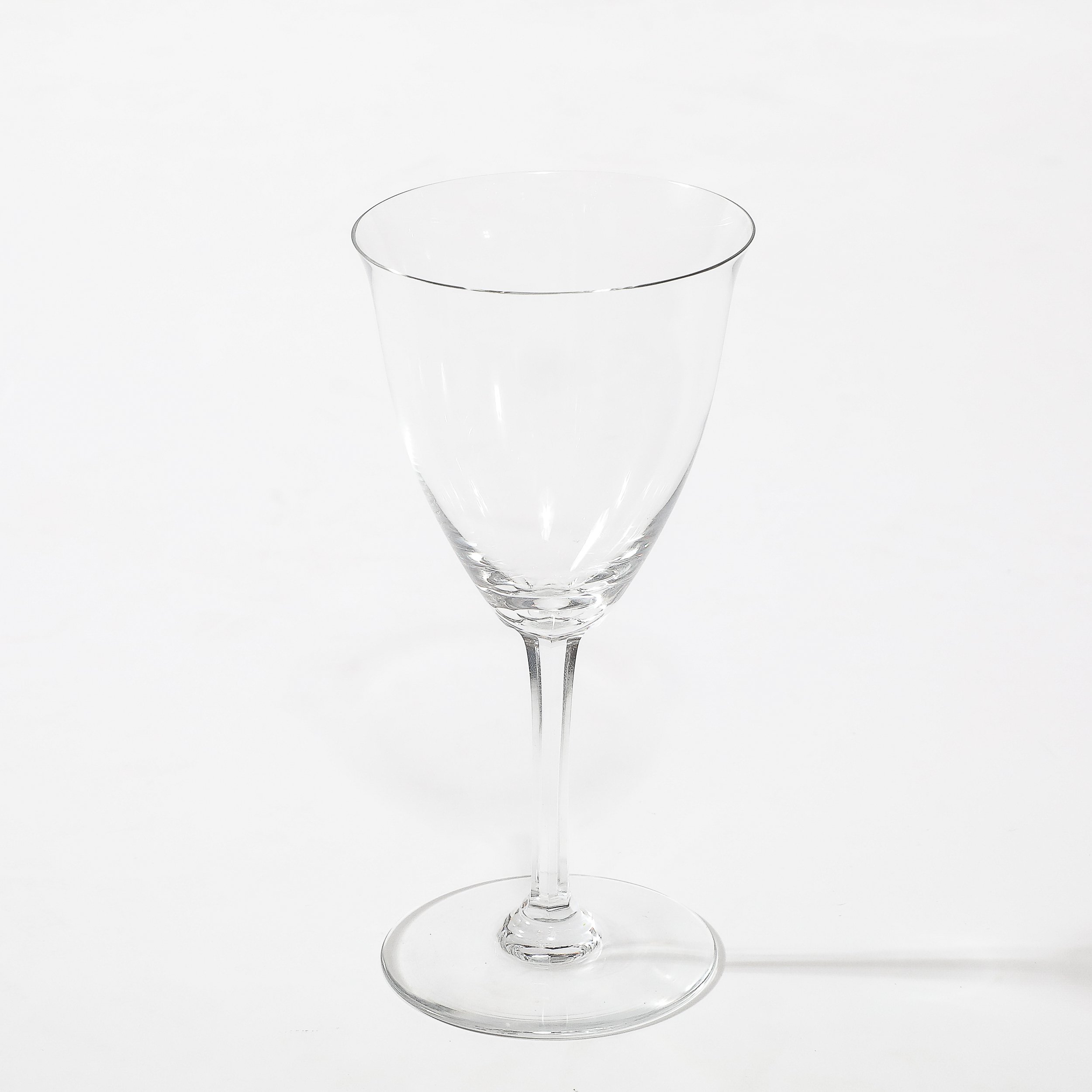 Set of 12 Art Deco Coppelia Pattern Water Stems signed Baccarat - High Style Deco 6.jpg