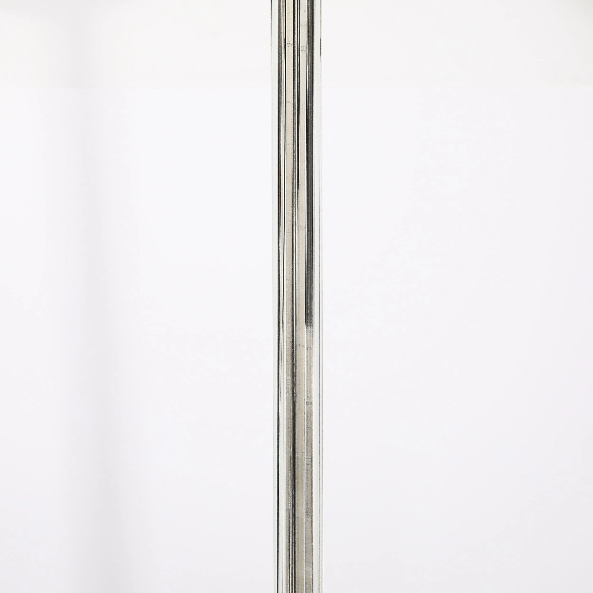 Pair of Art Deco Machine Age Chrome and Glass Rod Torchieres - High Style Deco 7.jpg