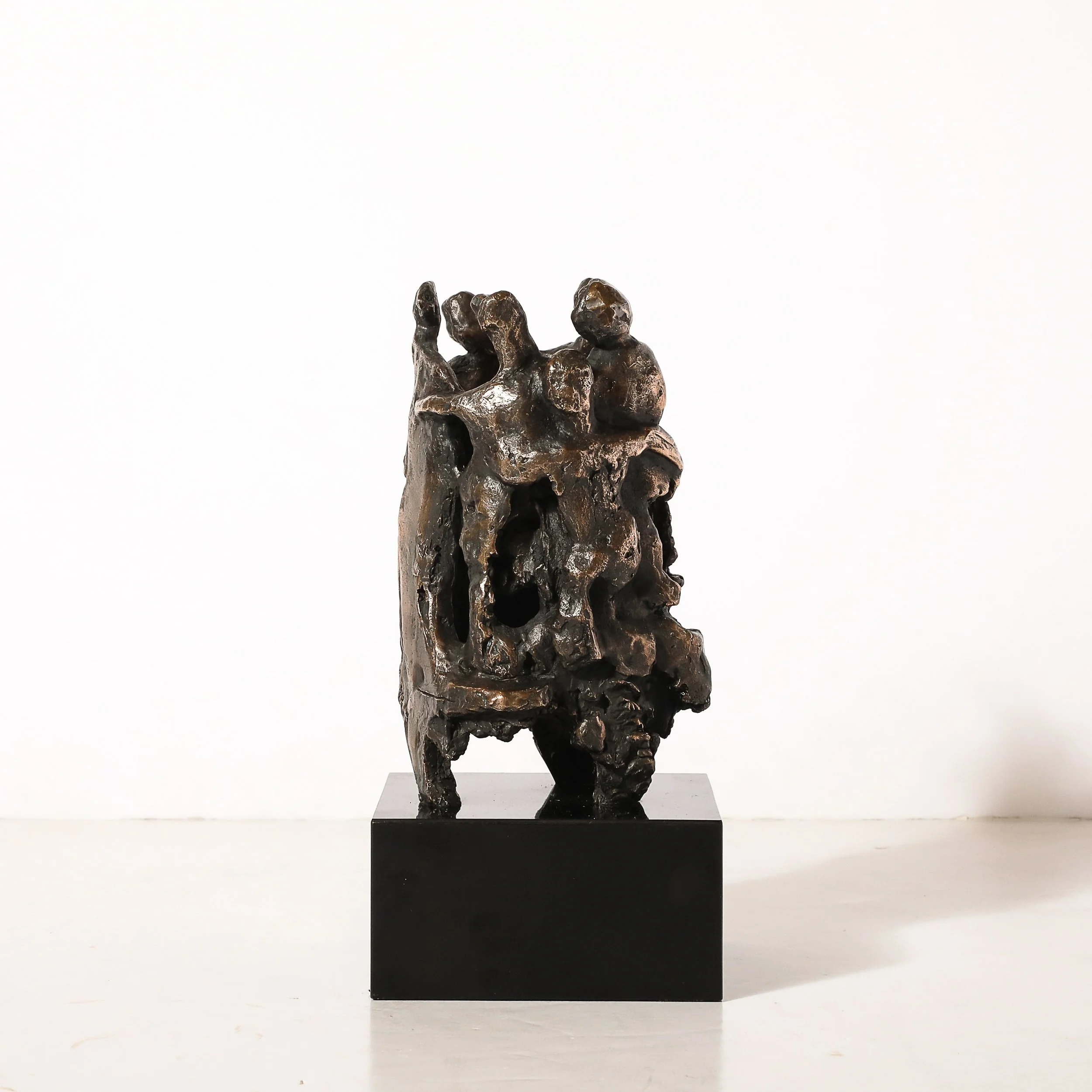 Mid-Century Brutalist Bronze Sculpture, Figures in Hora Dance Signed Chaim Gross - High Style Deco 1.jpg