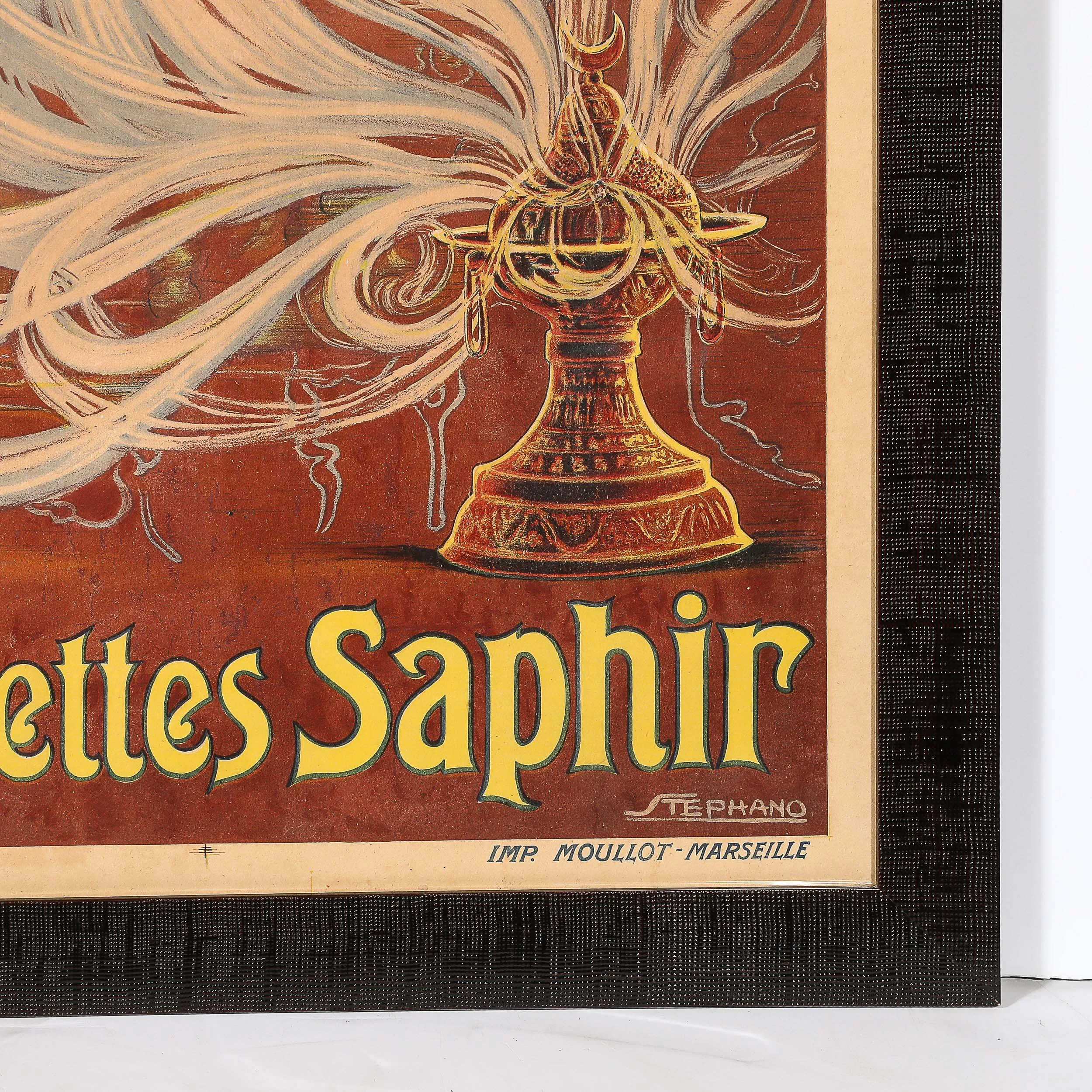 Art Nouveau Cigarettes Saphir Advertisement Poster - High Style Deco 4.jpg