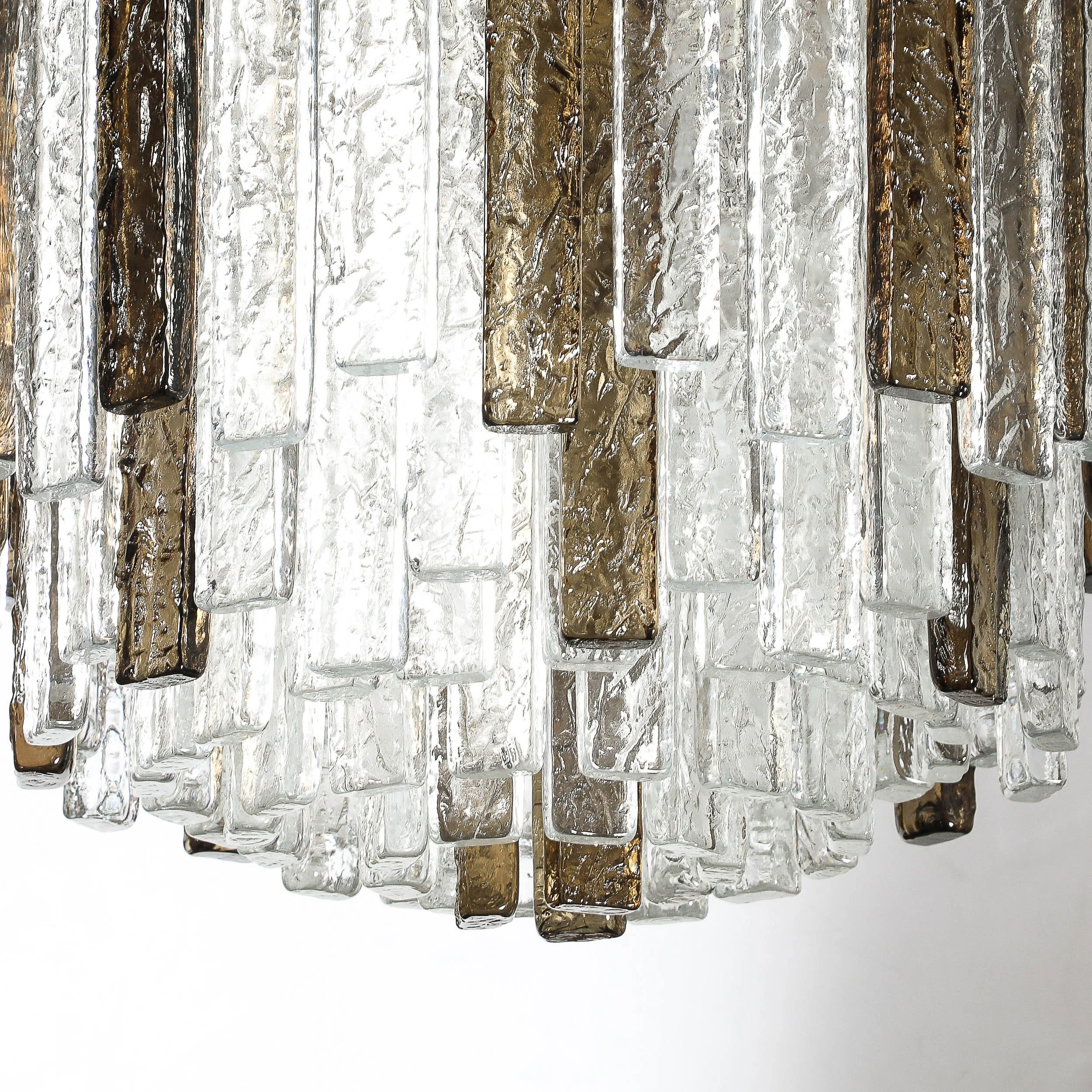 Pair of Mid-Century Modernist Hand-Blown Mottled Murano Glass Pendants by Venini - High Style Deco 20.jpg