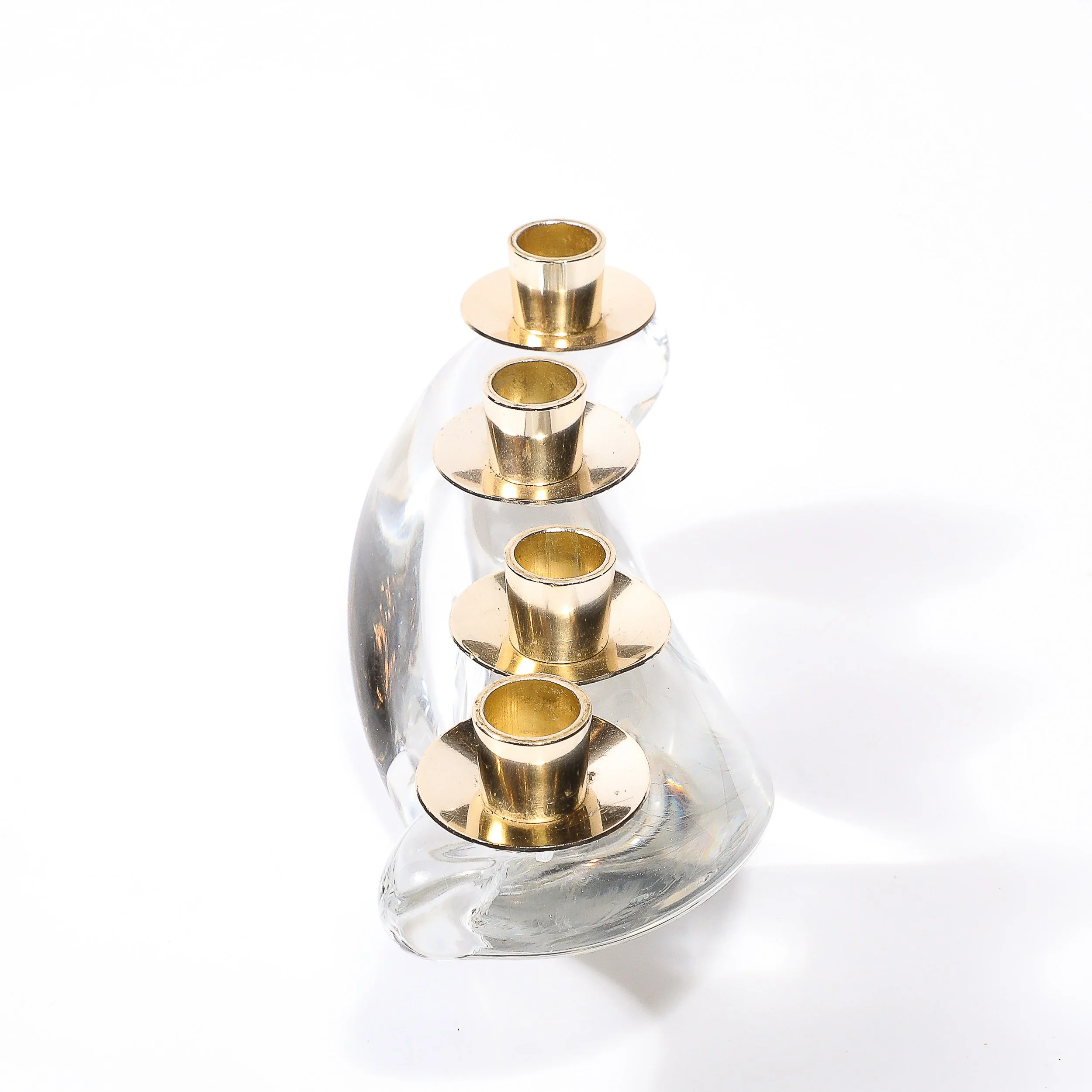 Mid-Century Amorphic Candelabra in Crystal and Brass Signed Schneider - High Style Deco 8.jpg