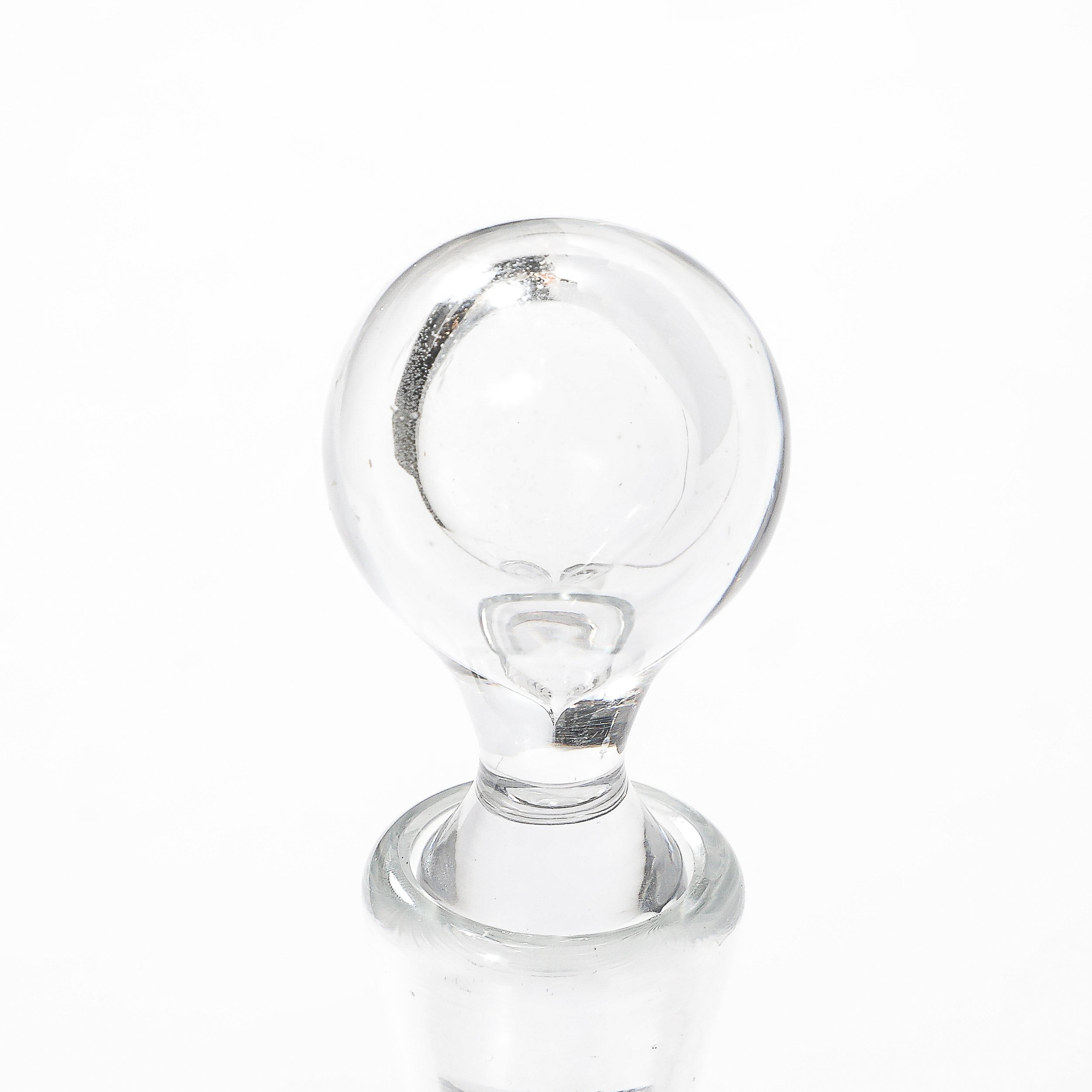 Mid-Century Modernist Drop Form Crystal Decanter signed Baccarat - High Style Deco 8.jpg