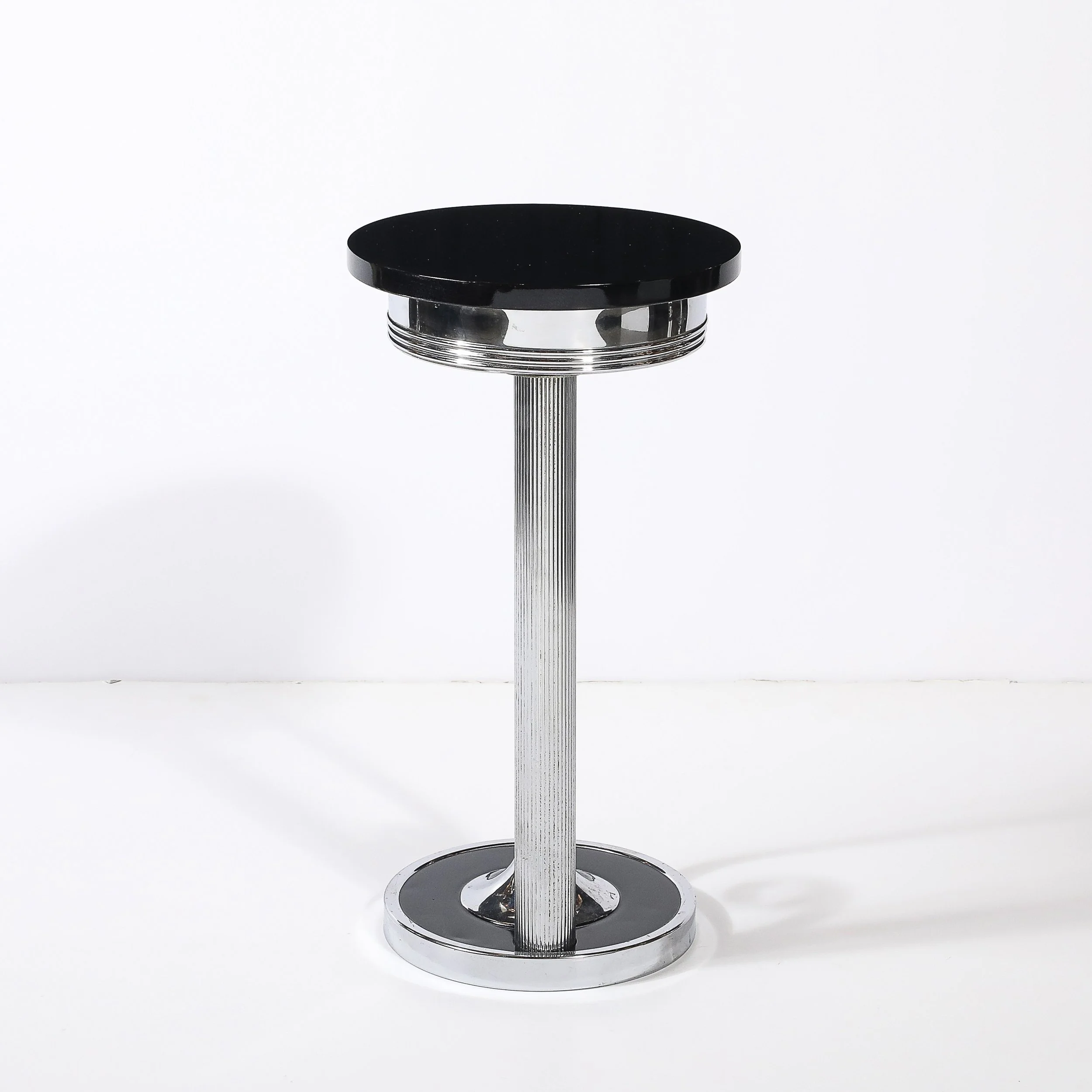 Art Deco Machine Age Scroll Form Drinks Table in Chrome and Black Lacquer - High Style Deco 10.jpg