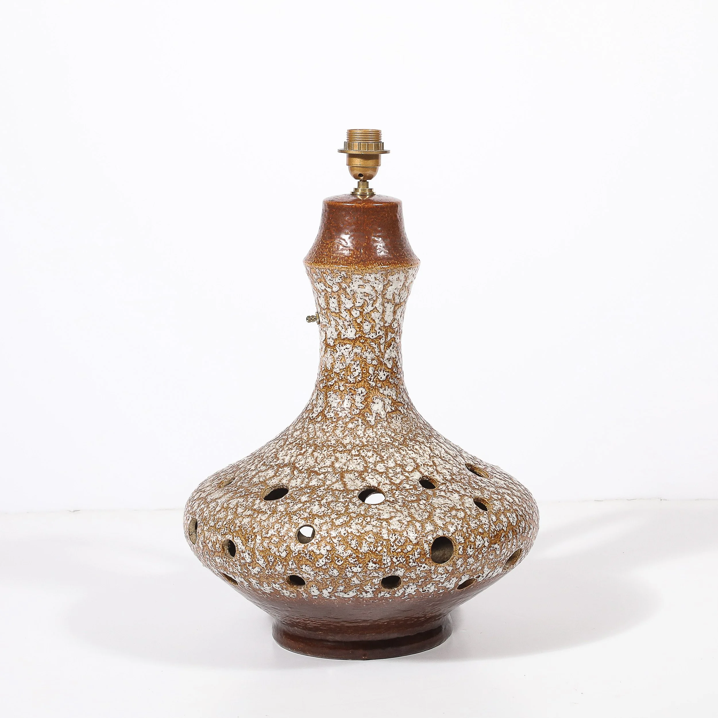 Mid-Century Organic Pitcher Form Ceramic Table Lamp with Illuminated Cutouts - High Style Deco 3.jpg