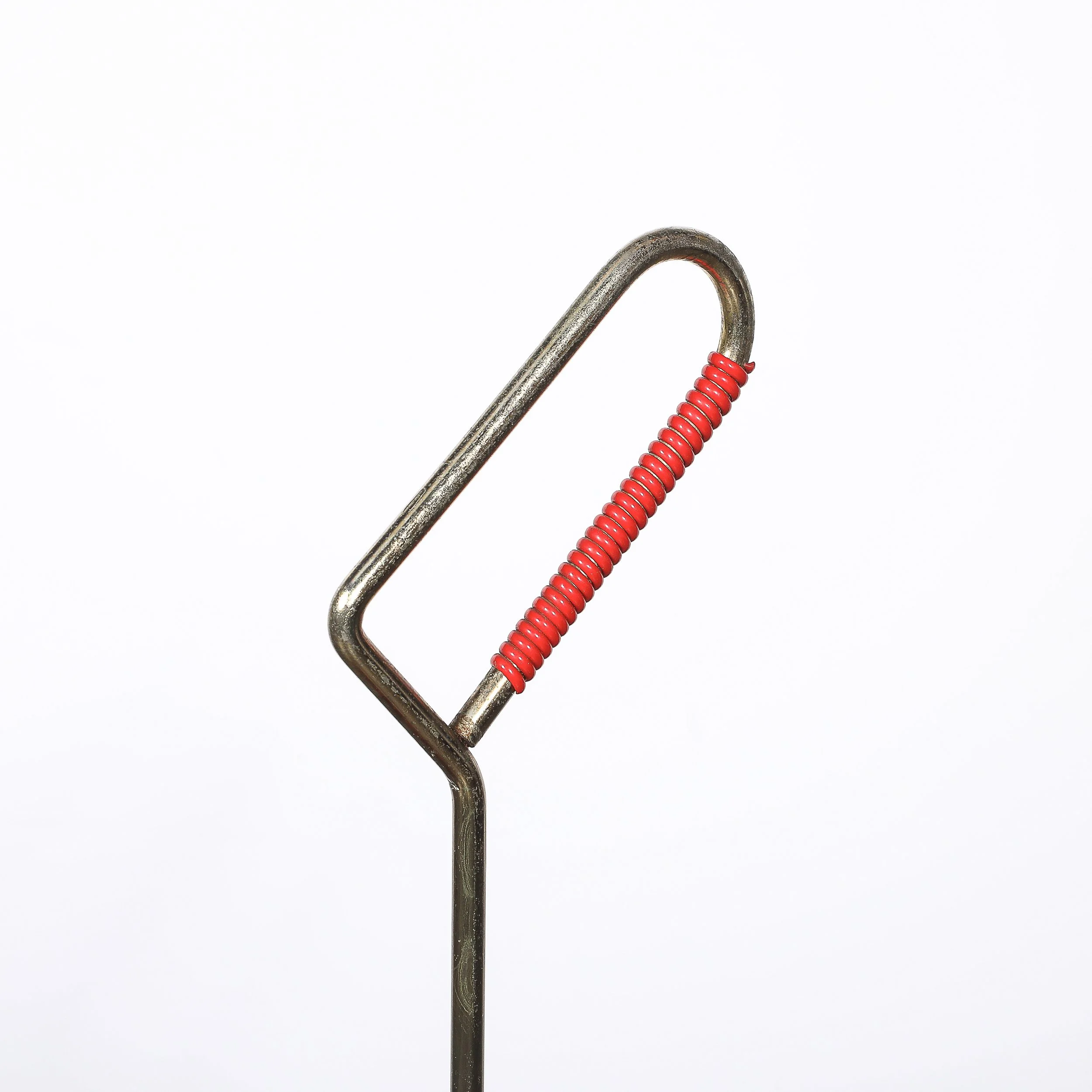 Mid-Century Modernist Sculptural Brass & Carnelian Red Enamel Umbrella Stand - High Style Deco 4.jpg