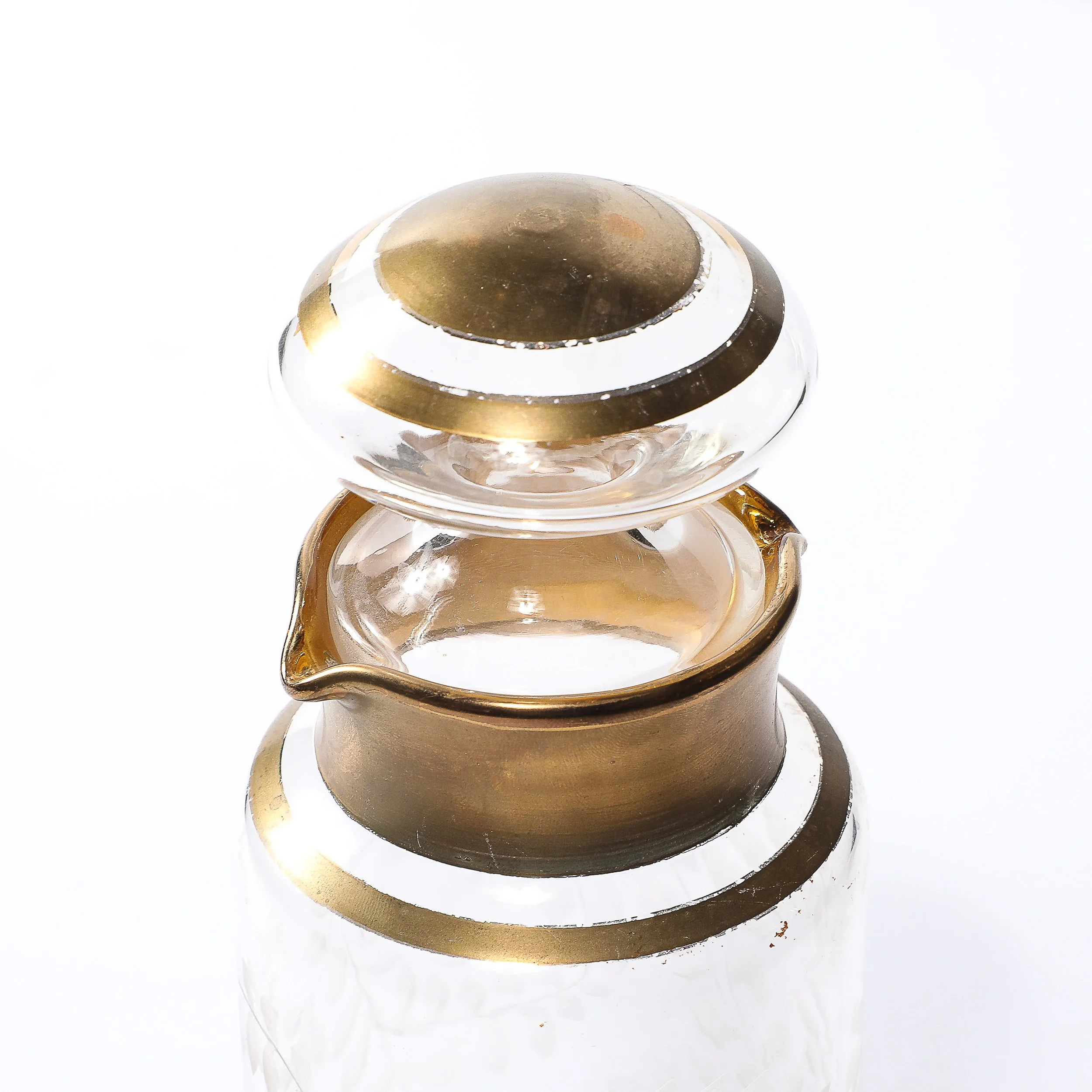 Art Deco Decanter Set with Six Glasses in Gilt Detailing and Etched Glass - High Style Deco 26.jpg