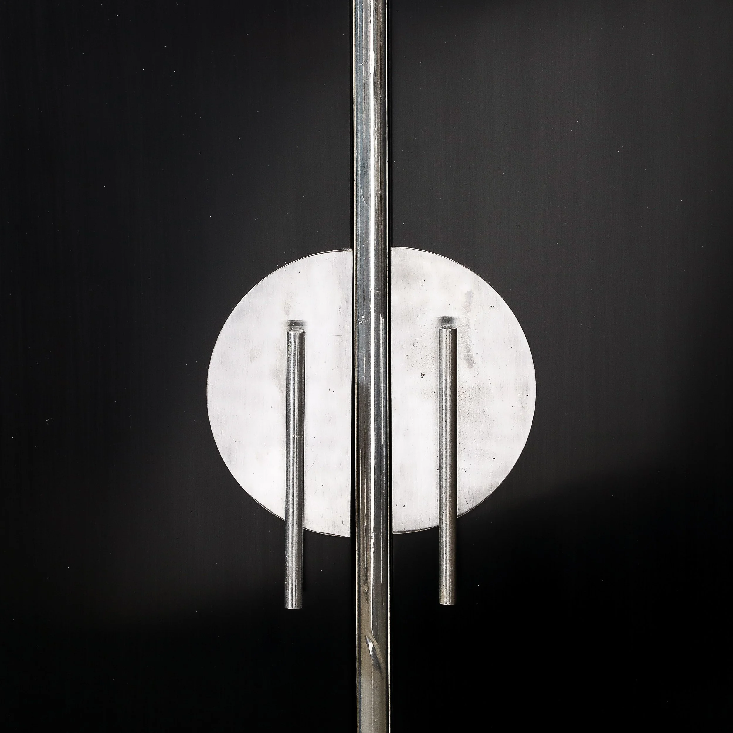 Art Deco Machine Aged Ebonized Walnut & Aluminum Sideboard by Walter Dorwin - High Style Deco 2.jpg