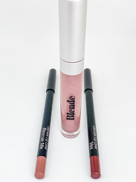 Pink Veil  Gloss with Resuce Me and Vex Gel Liner Kit