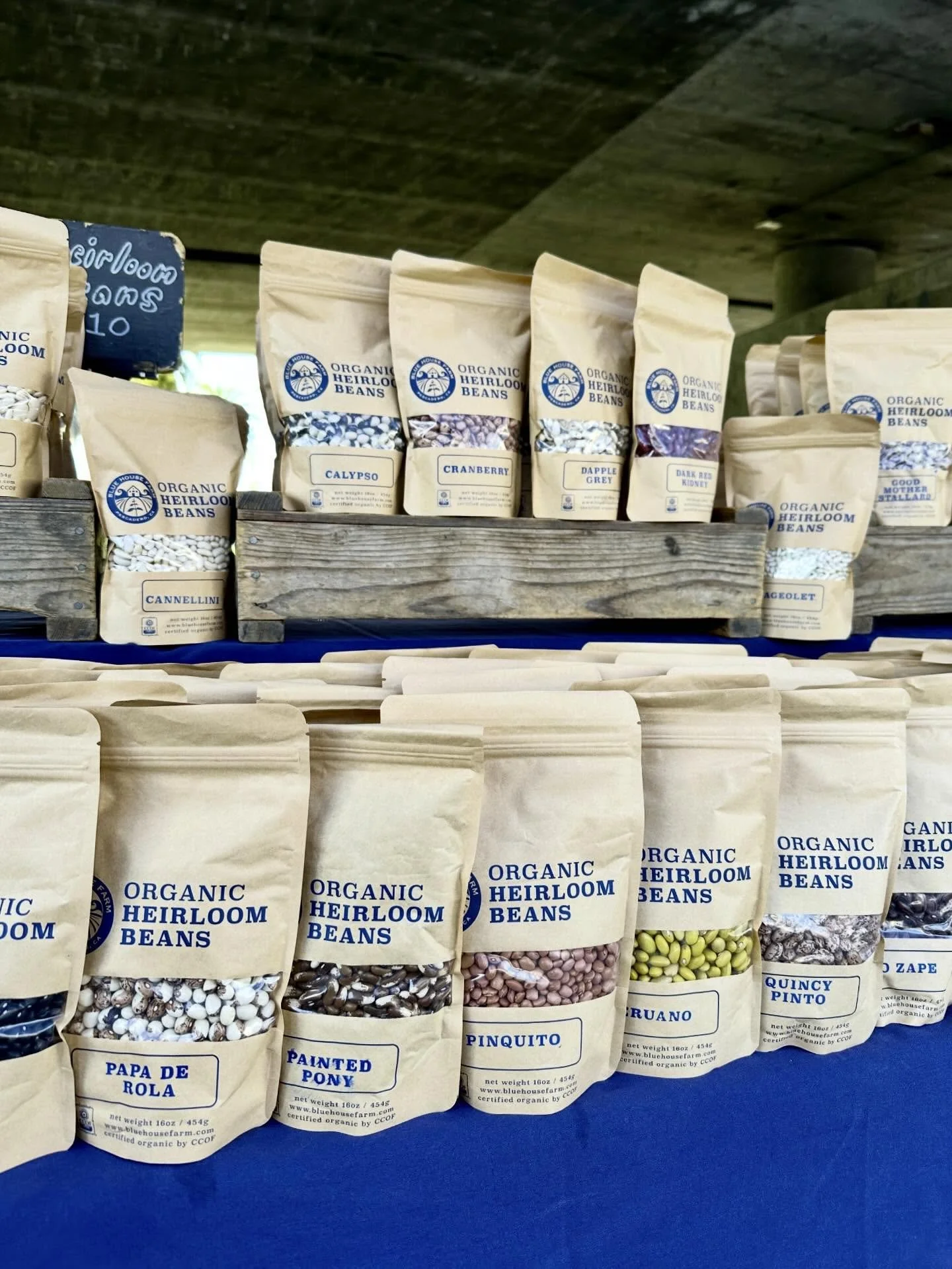 Winter is bean season! We are fully stocked at markets and on our website. Stop by this winter to peruse our 30+ varieties of heirloom dry beans at their freshest. We are always happy to chat and make recommendations! Once you try (Blue House) dry be