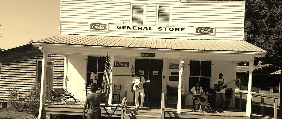 Dexter filming a music video in his home state of Mississippi.