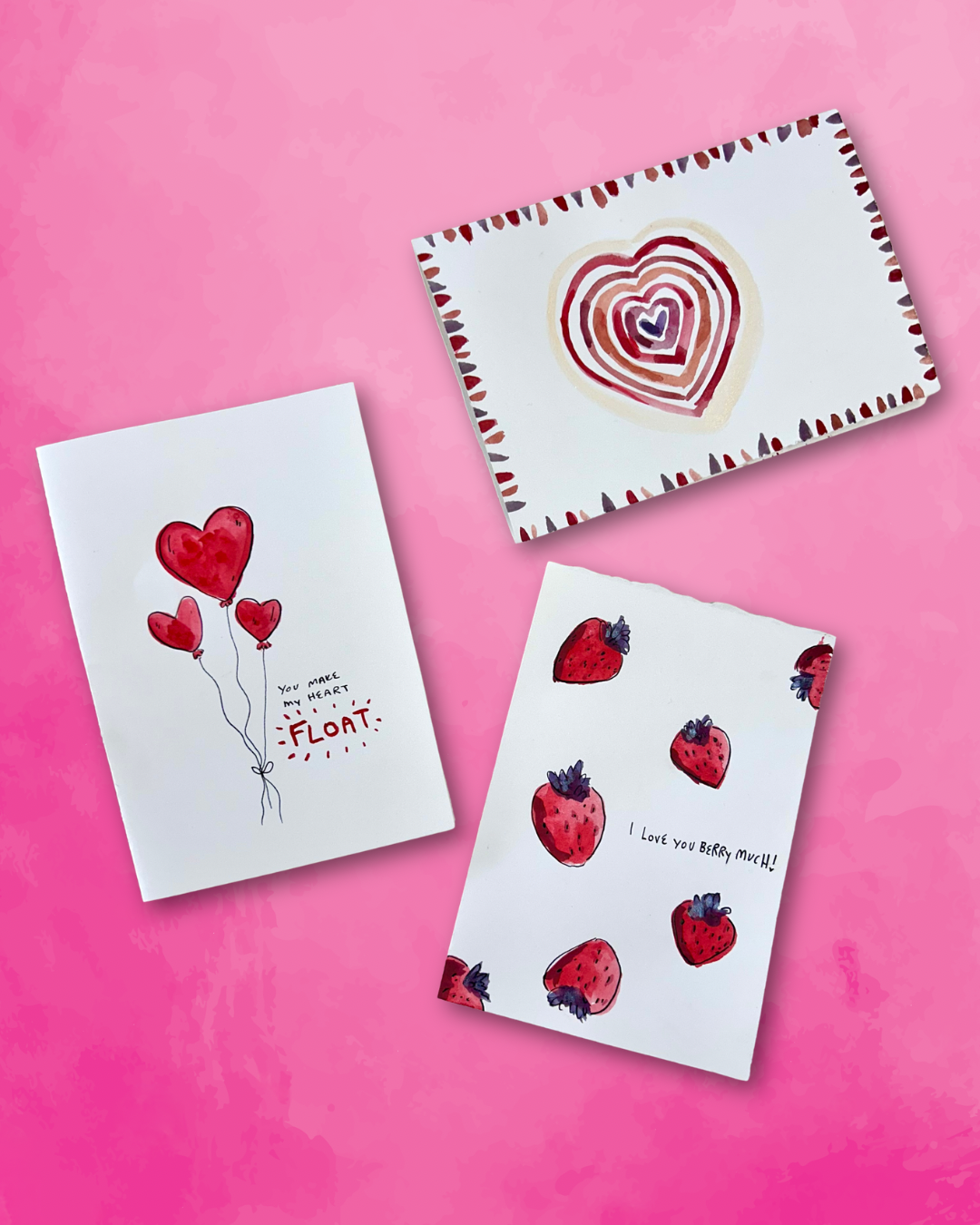 Watercolor Valentines Card Painting Workshop 