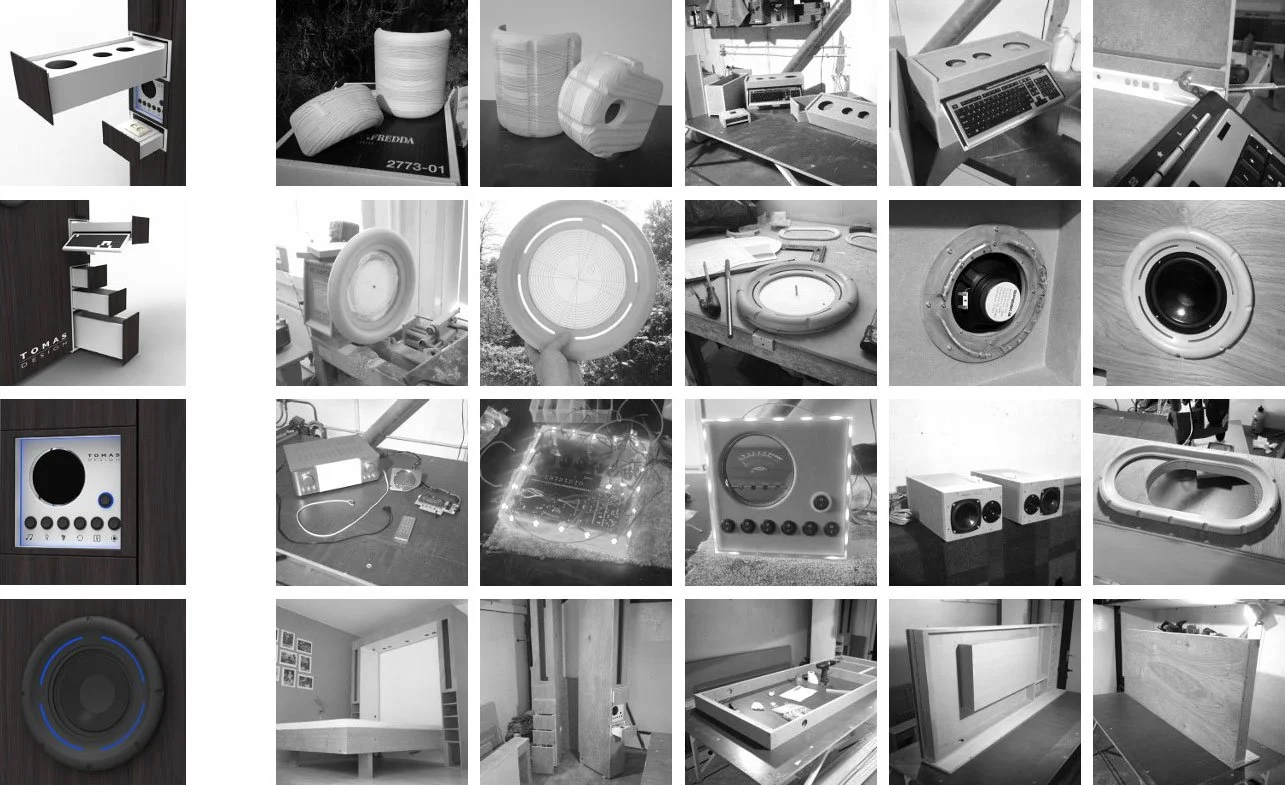 Ontwerpproces en modelbouw van Student Living met audio en prototypes