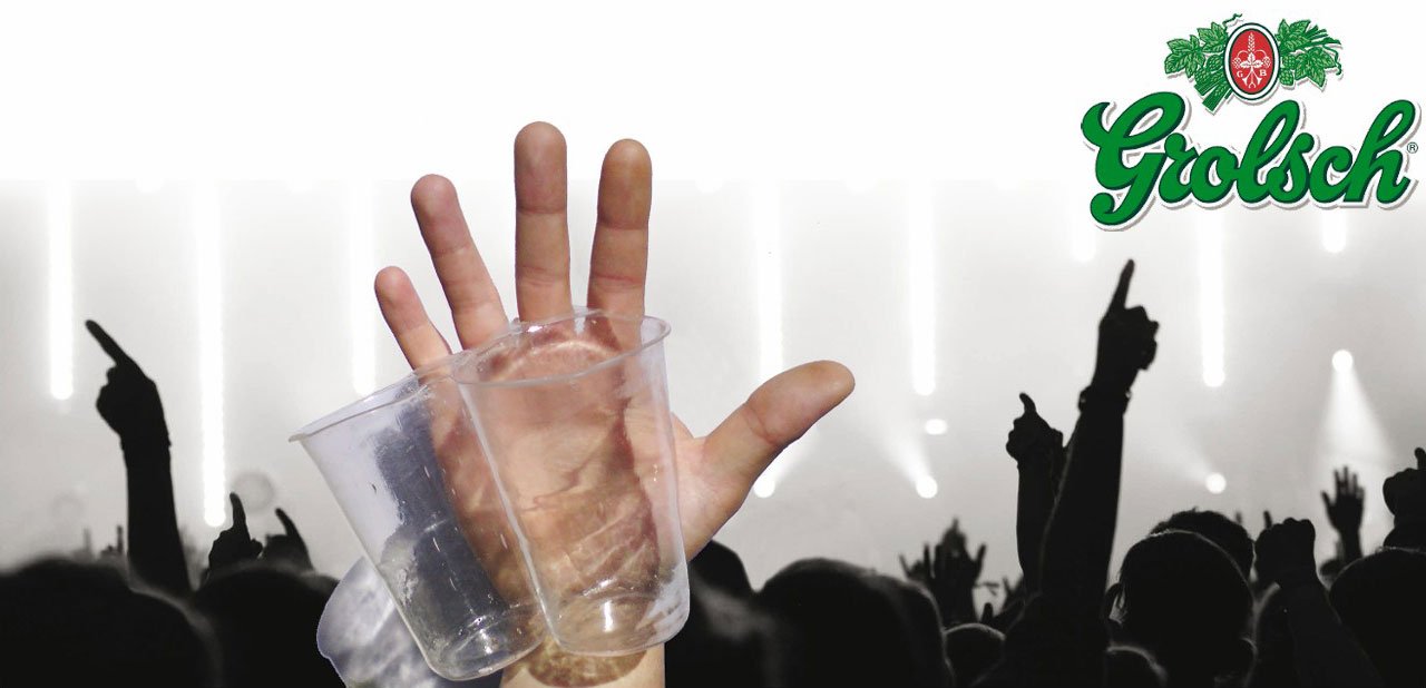 Event Cup concept voor tray-free consumption transport