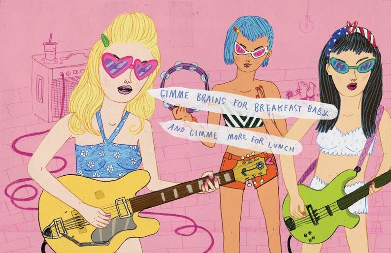 Girl Rock Band by Katie Turner Illustration- $30