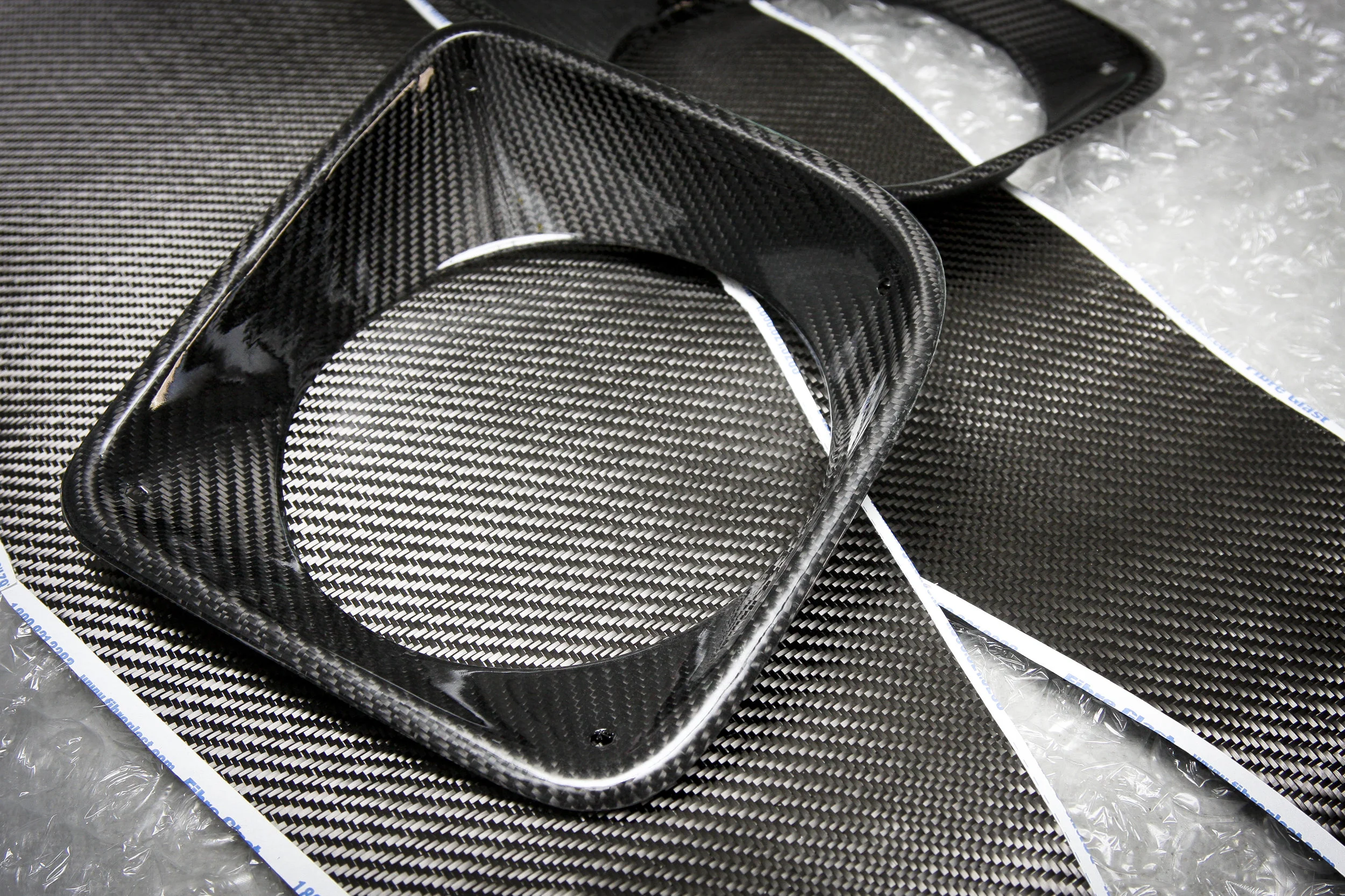 67-68 C10 Carbon Fiber Headlight Bezels