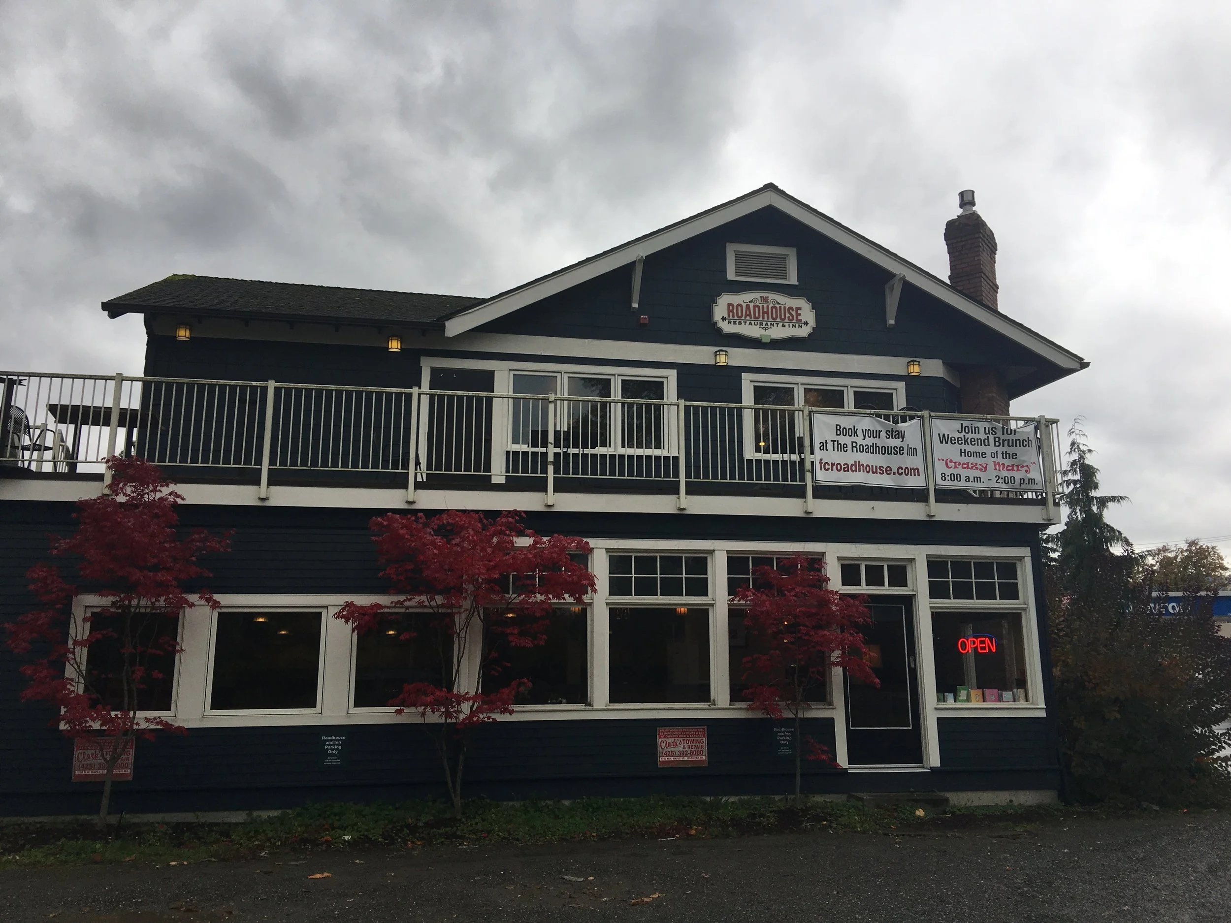 THE ROADHOUSE: Used for exterior shots, The Roadhouse is in fact, The Roadhouse.