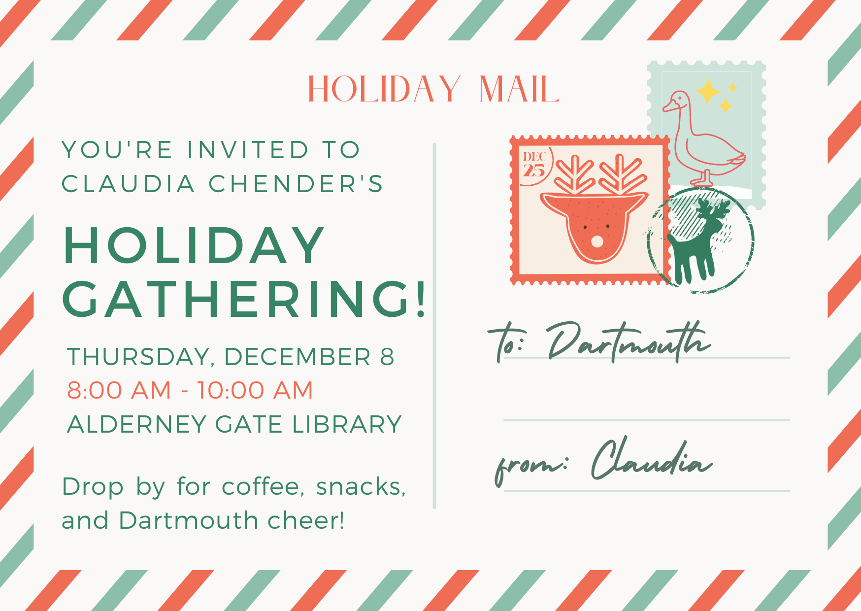 Holiday events and housing news