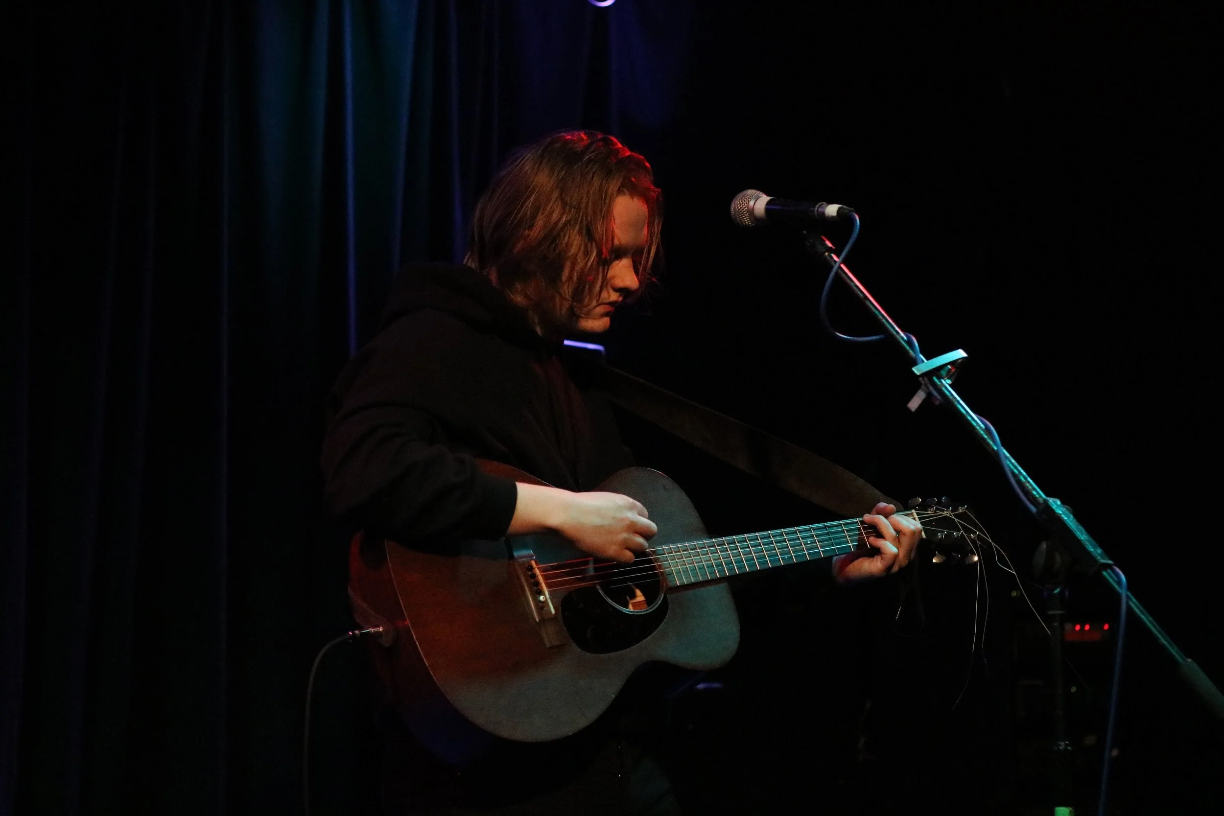 LEWIS CAPALDI PERFORMING AT ABERDEEN'S TUNNELS - 12/04/2017 PICTURE BY: COREY MCKAY