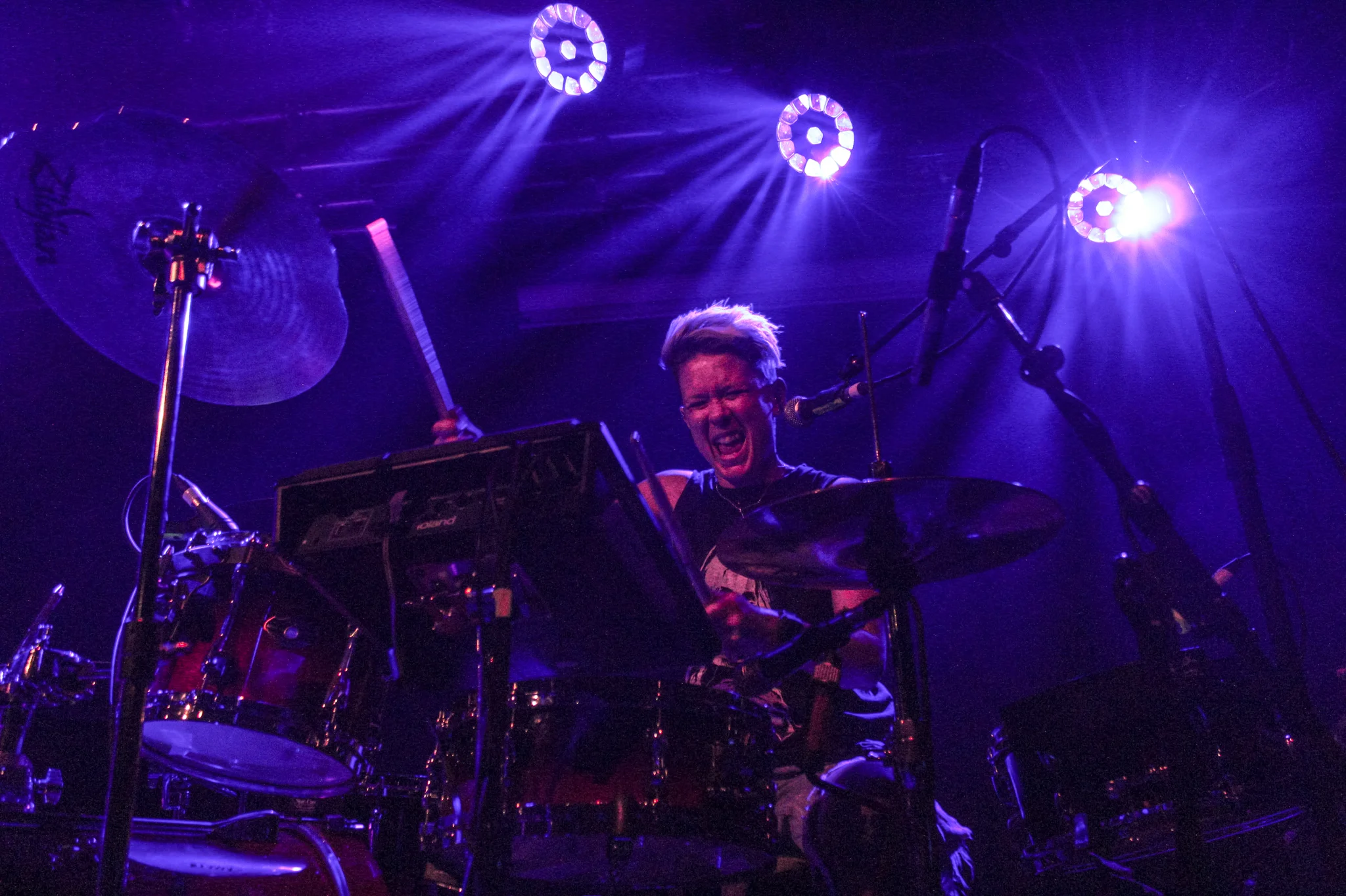 HONEYBLOOD PERFORMING AT EDINBURGH'S LIQUID ROOMS - 23/04/2017 PICTURE BY: WILFRED MAGNUSSEN (WILFOTOGRAF)