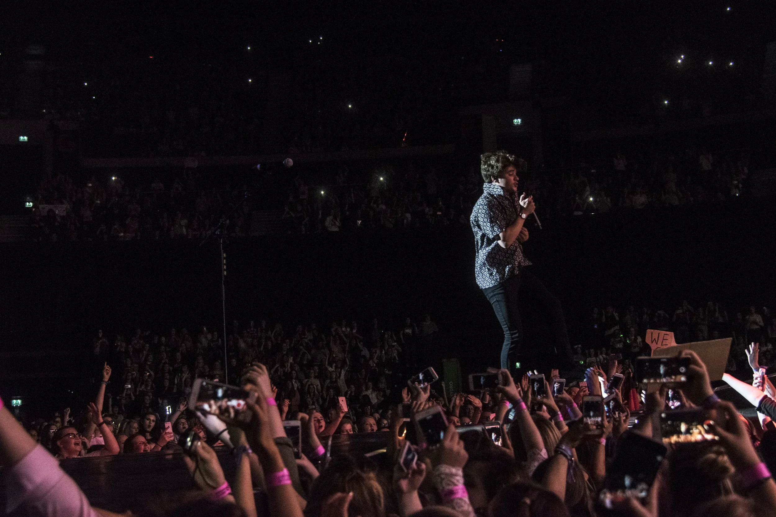 THE VAMPS PERFORMING AT GLASGOW'S SSE HYDRO - 29/04/2017 PICTURE BY: CALUM BUCHAN PHOTOGRAPHY