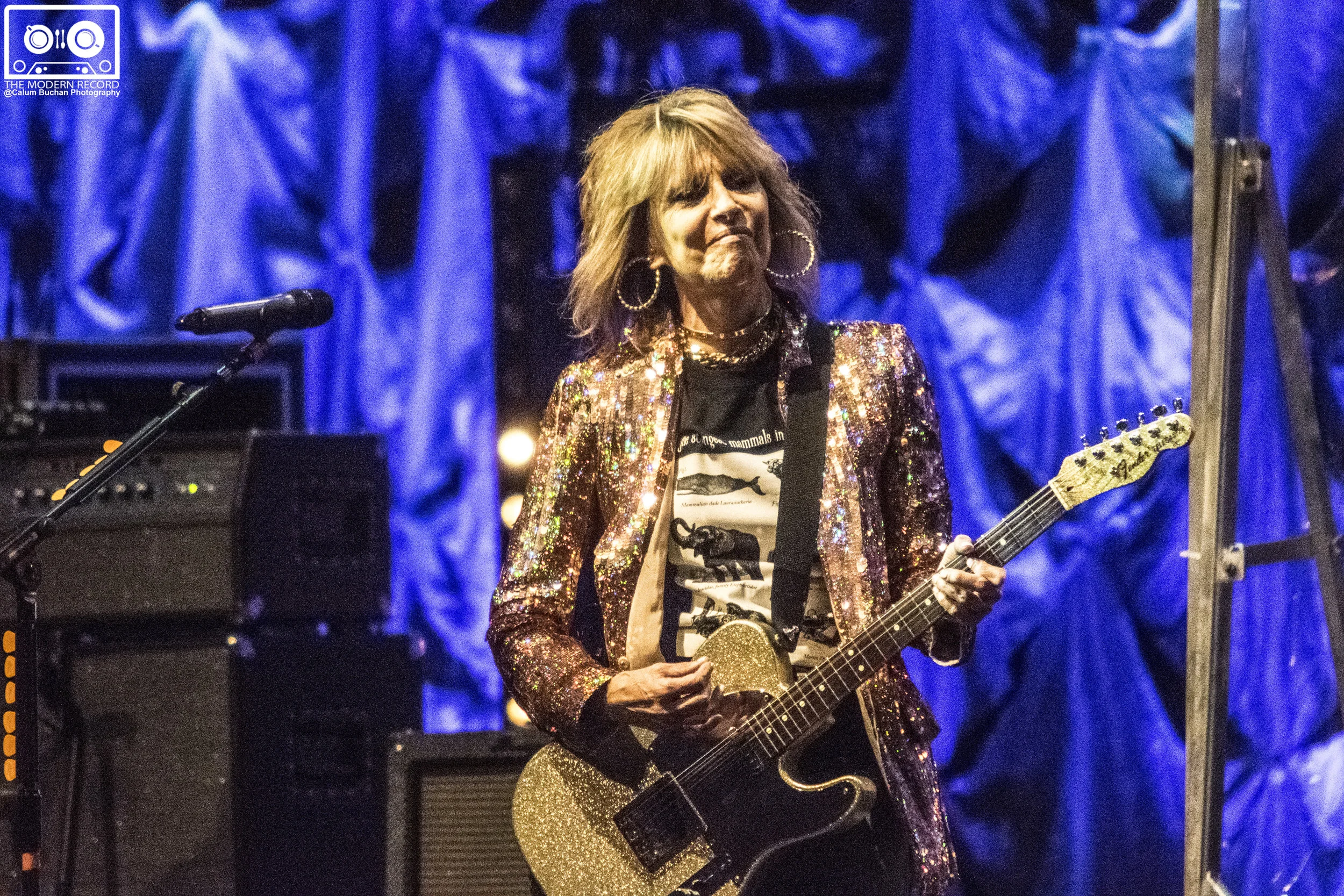 THE PRETENDERS ROCKING EDINBURGH'S USHER HALL AS PART OF THEIR 2017 UK TOUR - 03/10/2017 PICTURE BY: CALUM BUCHAN PHOTOGRAPHY